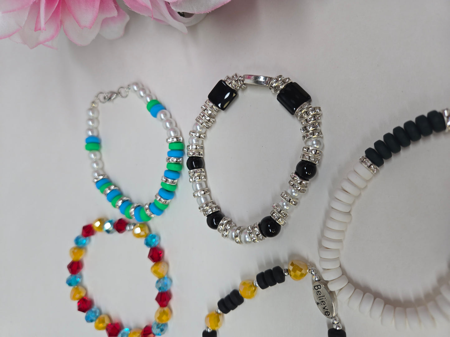 Handmade Beaded Bracelet Set – Vibrant Colors That Shine