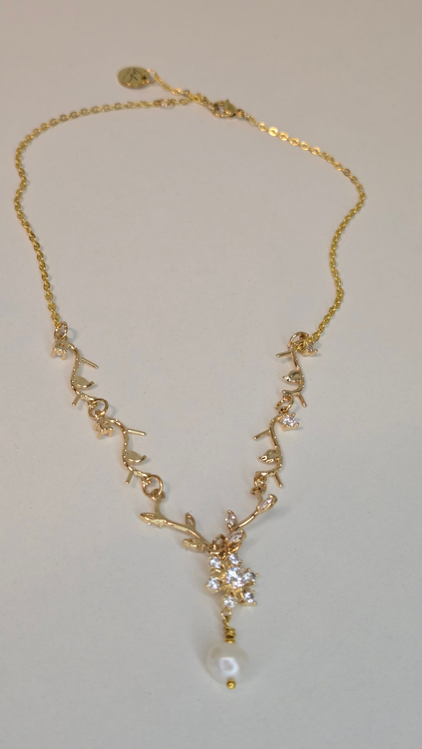 Golden Blossom Whisper Necklace