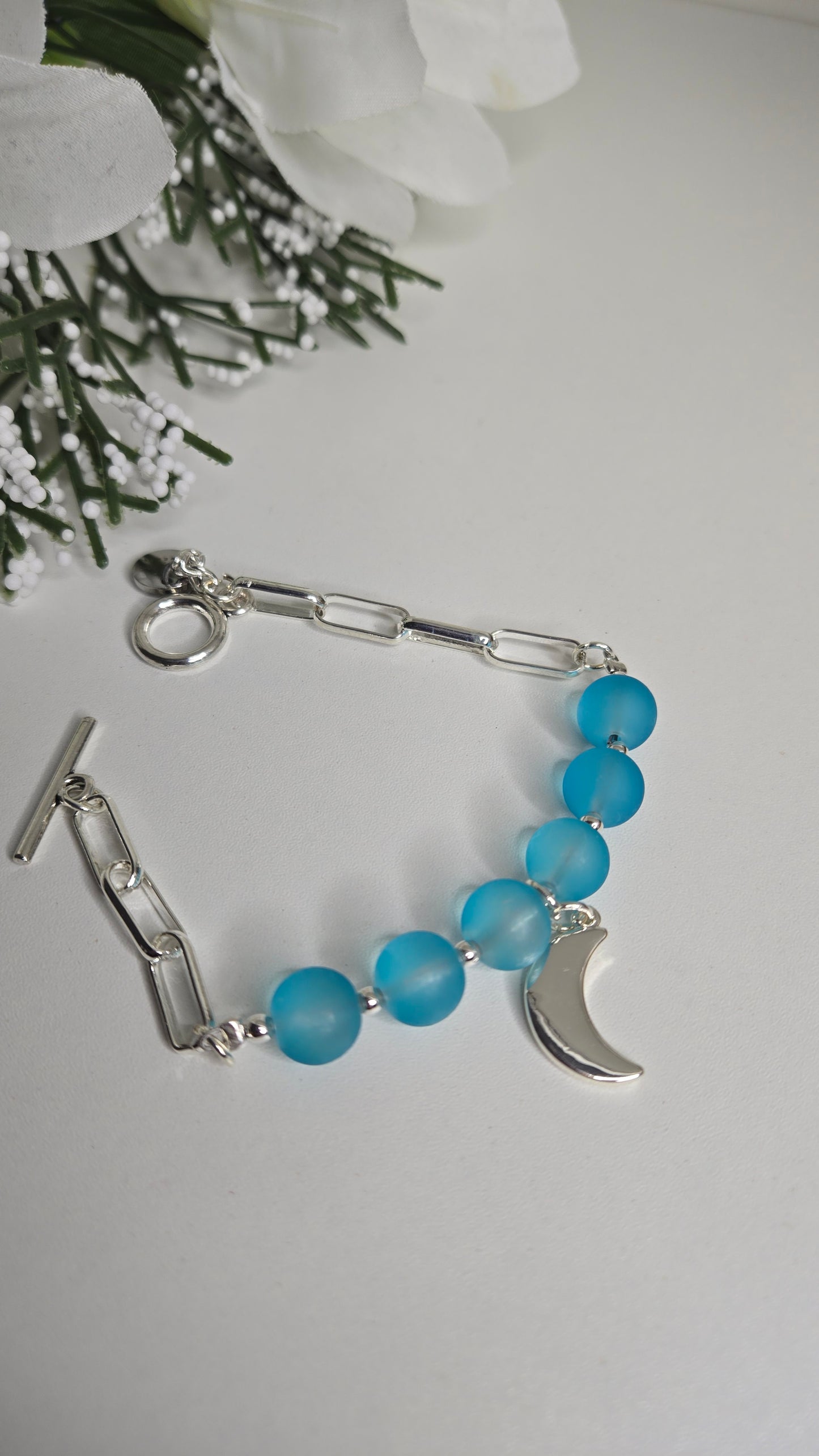 Elegant Blue Moon Bracelet