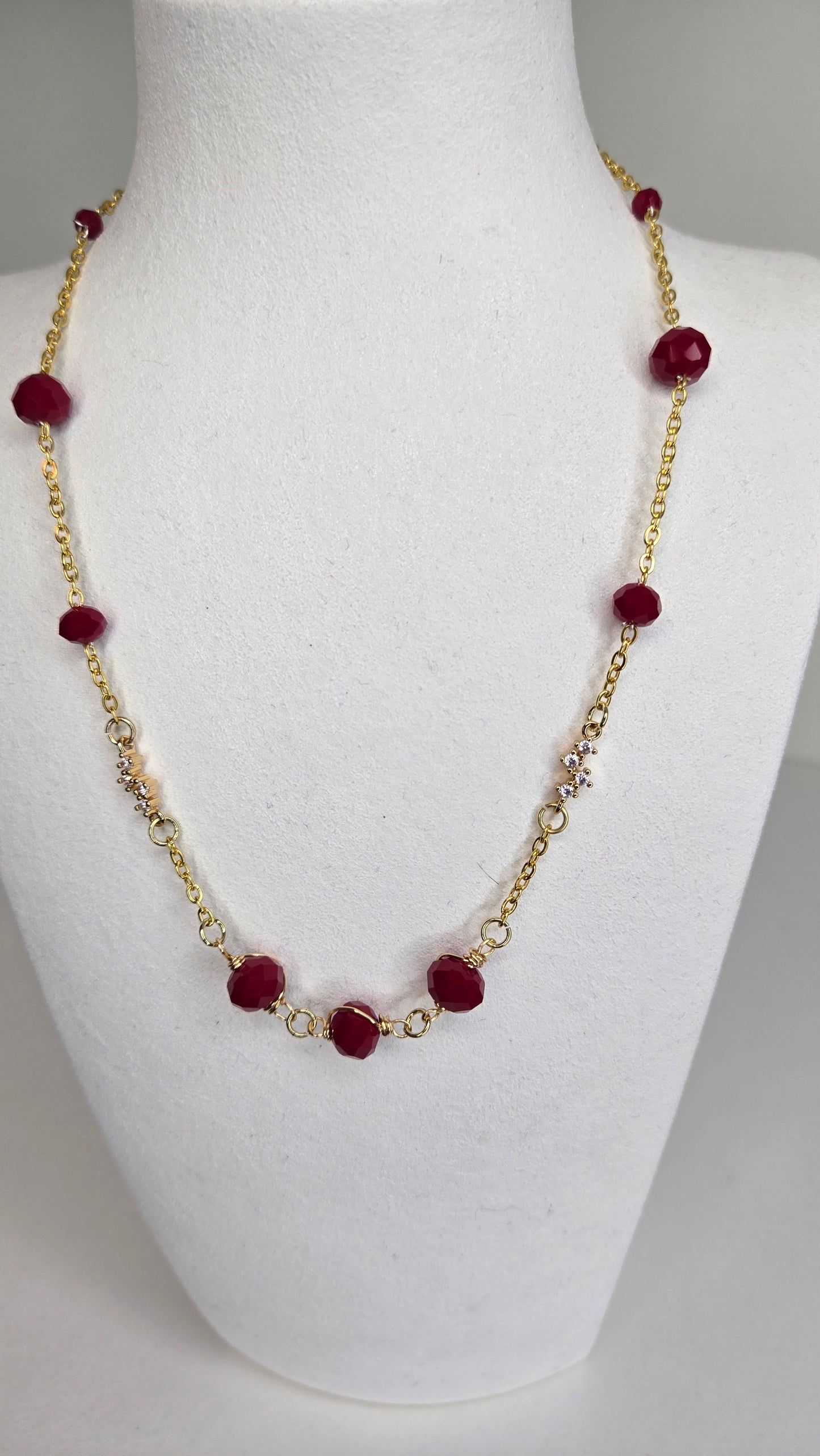 Ruby Glow Necklace