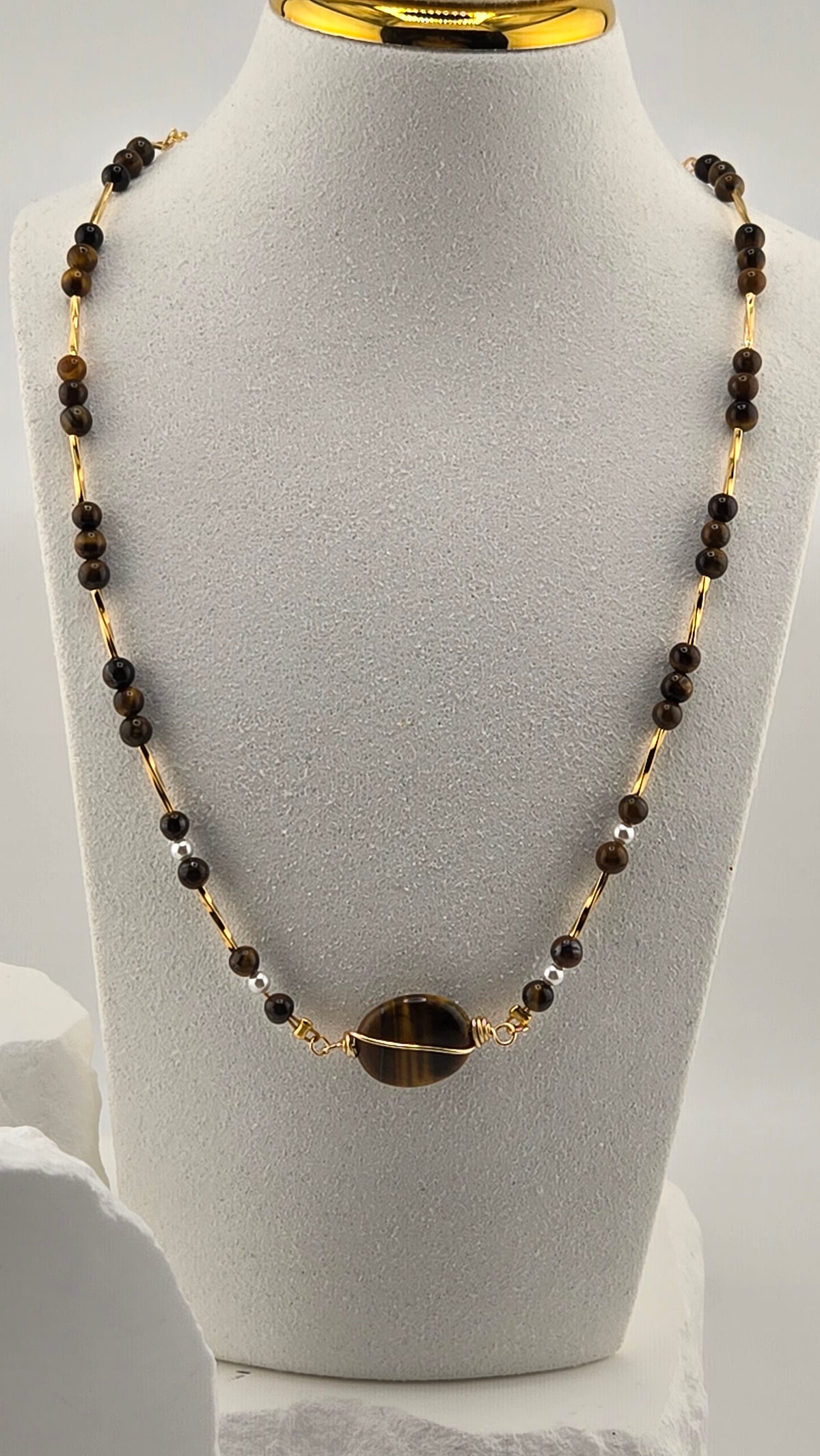 Earth & Gold Necklace