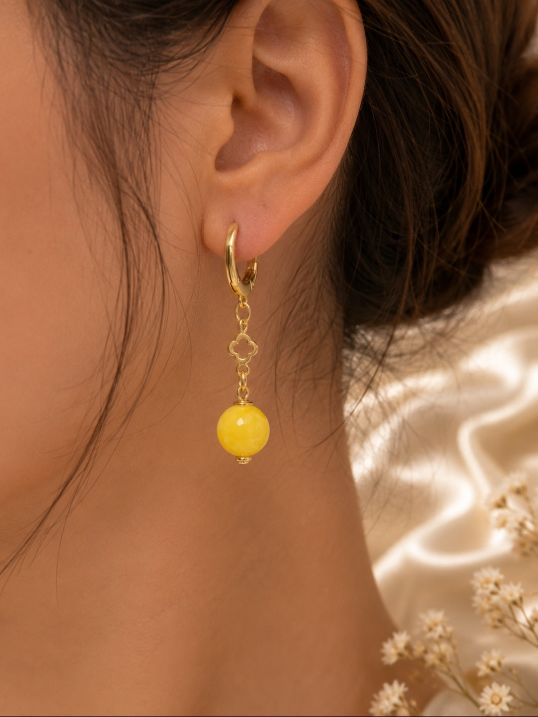 Sun Jade Earrings