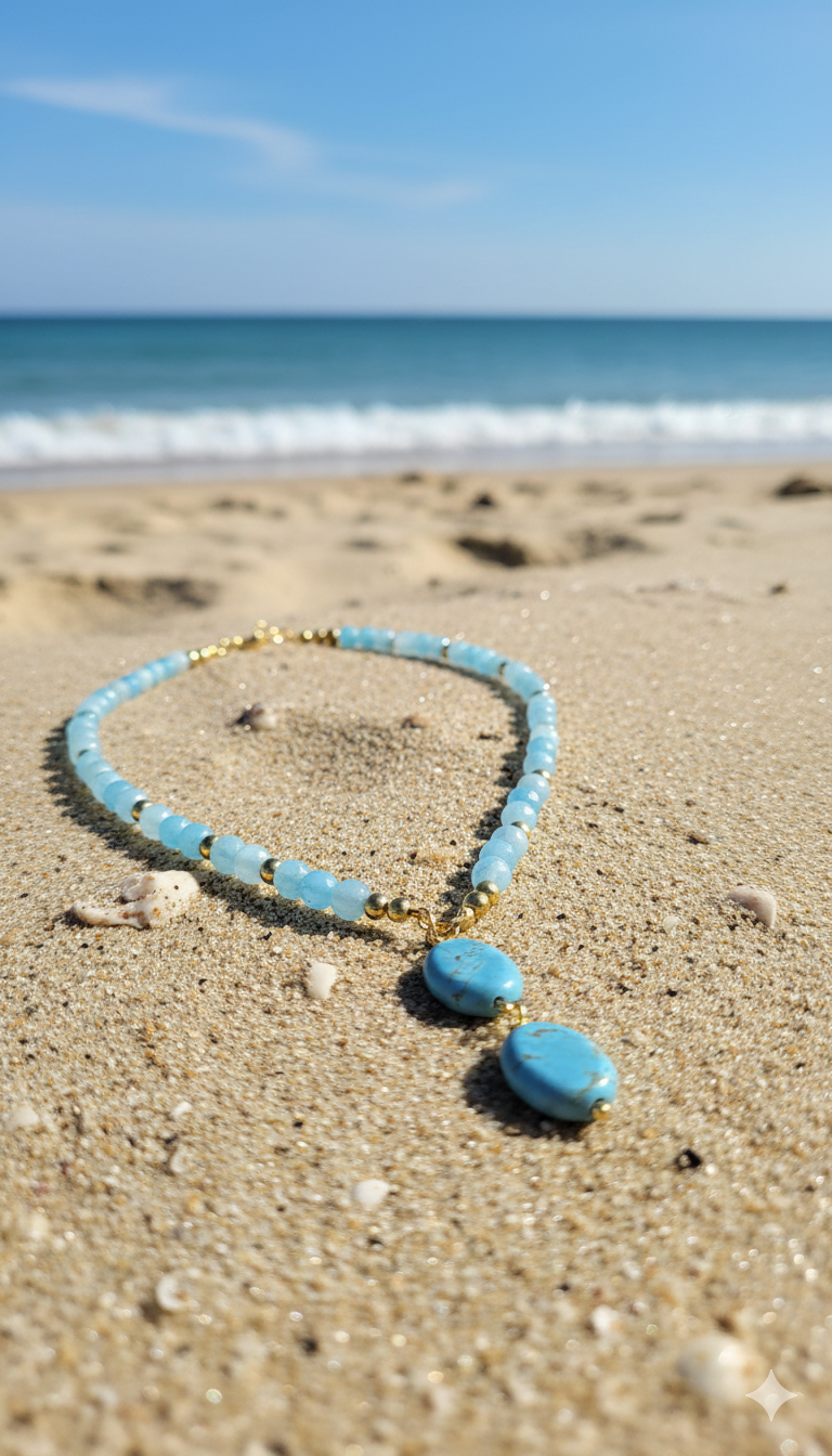 Gift-ready LuluTouch handmade natural quartz necklace for women