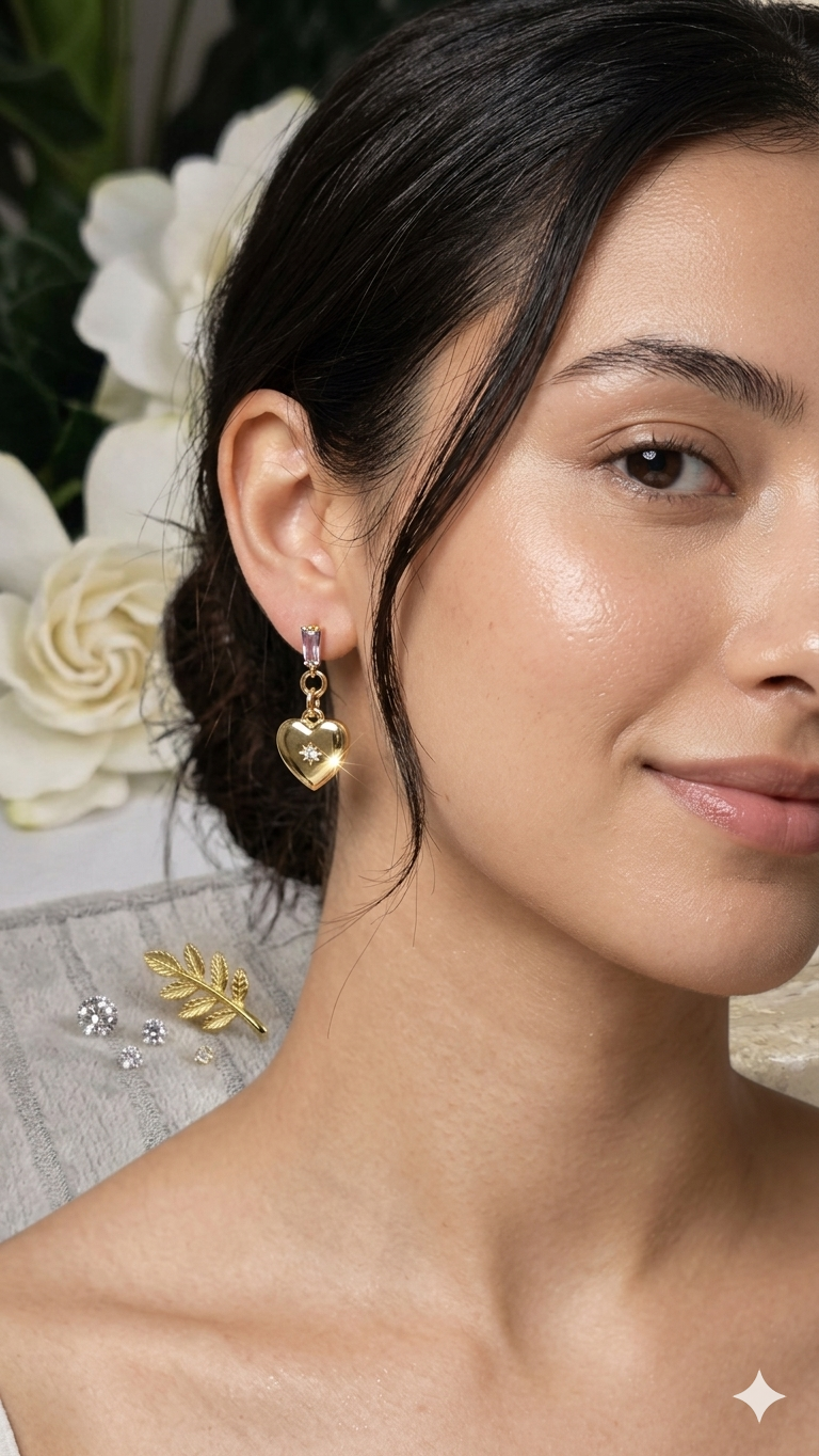 Golden Elegance Earring Collection