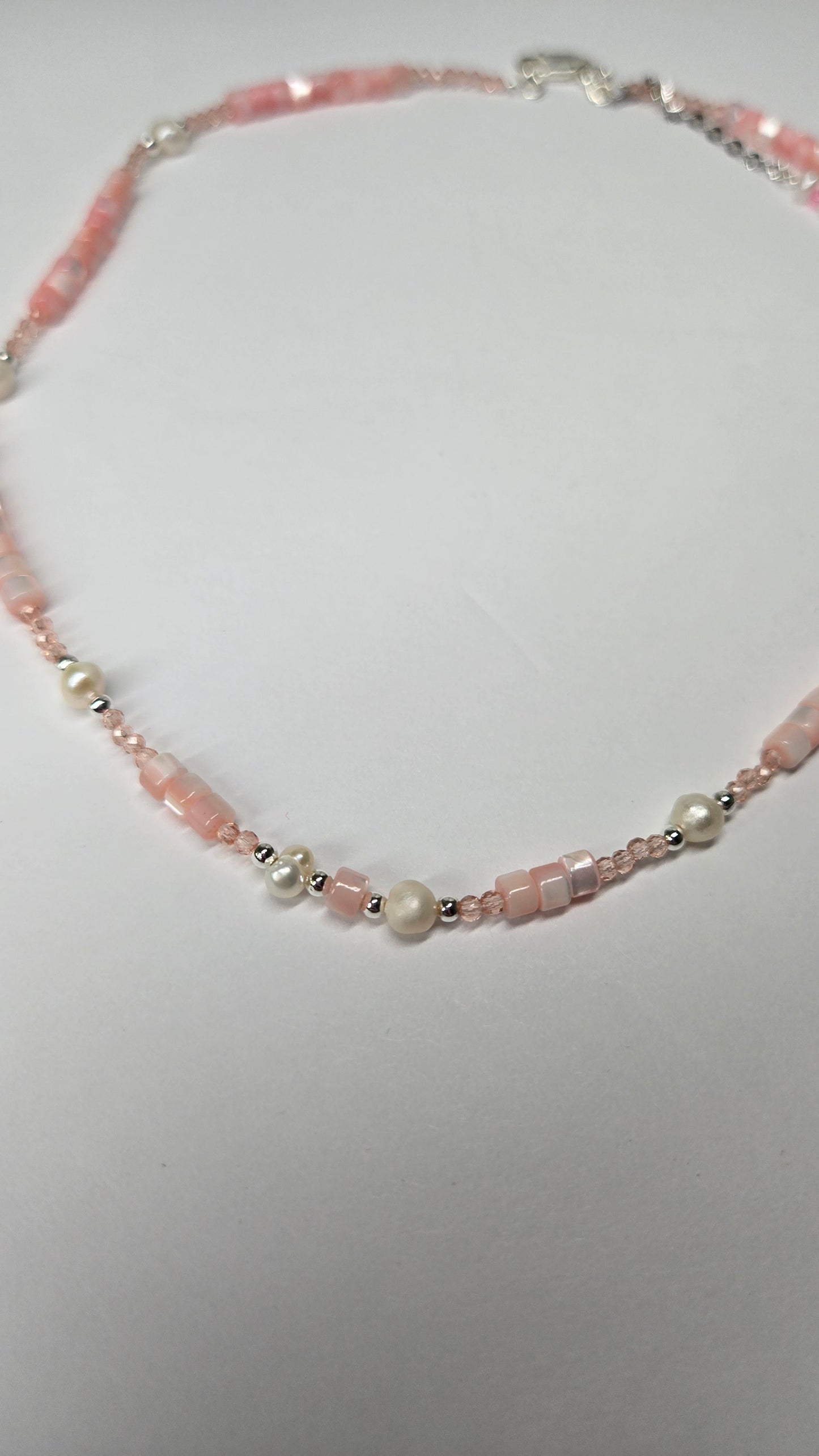 Blush Shell Pearl Necklace