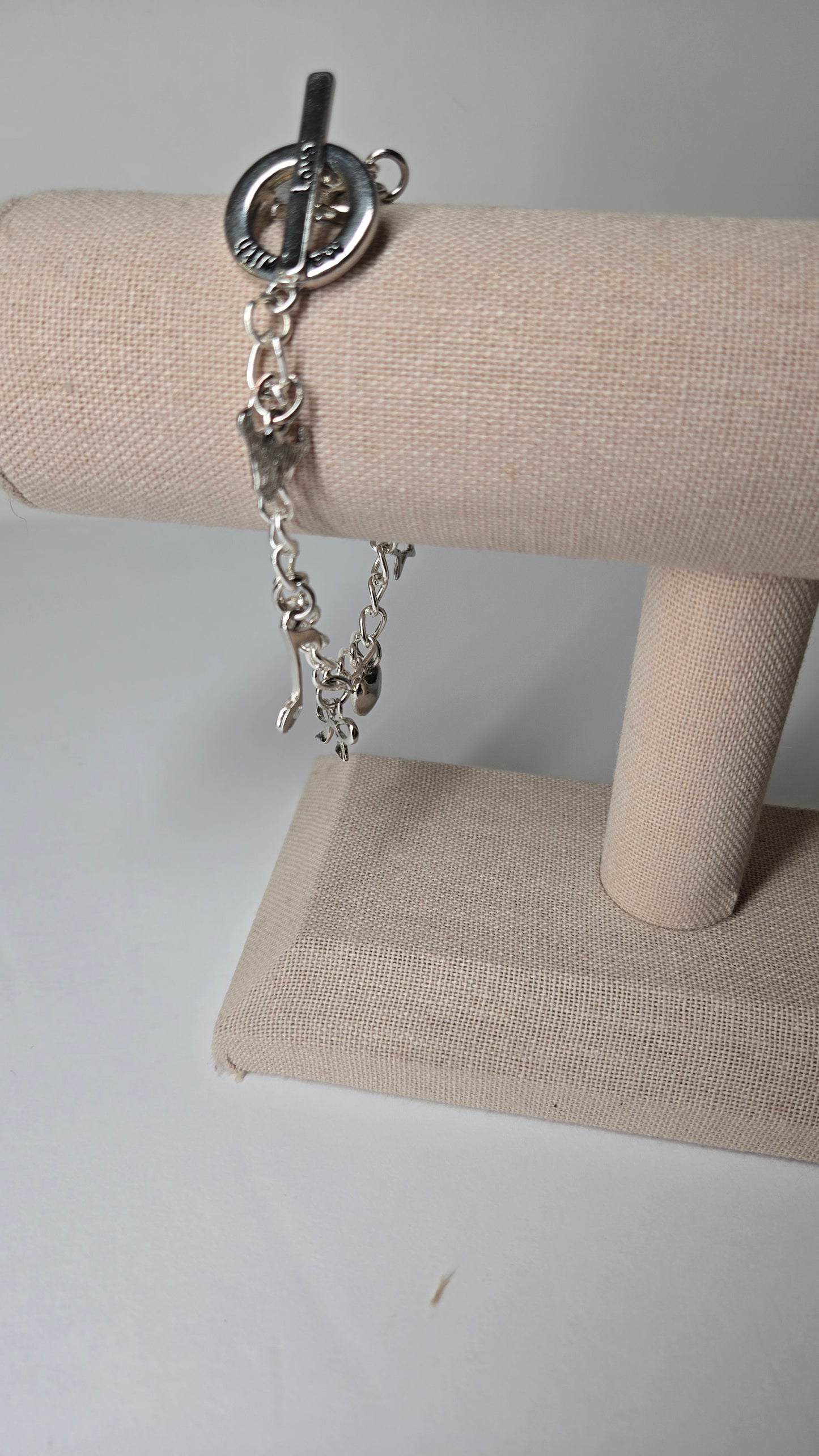 Silver Melody Charm Bracelet 🎵✨