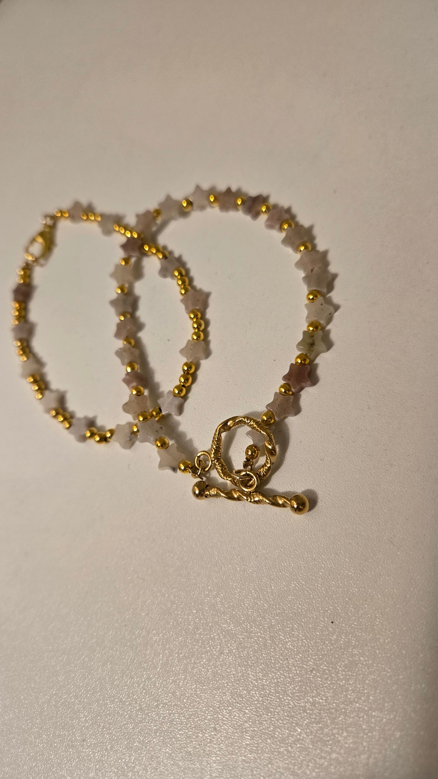 Golden Quartz Star Bracelet