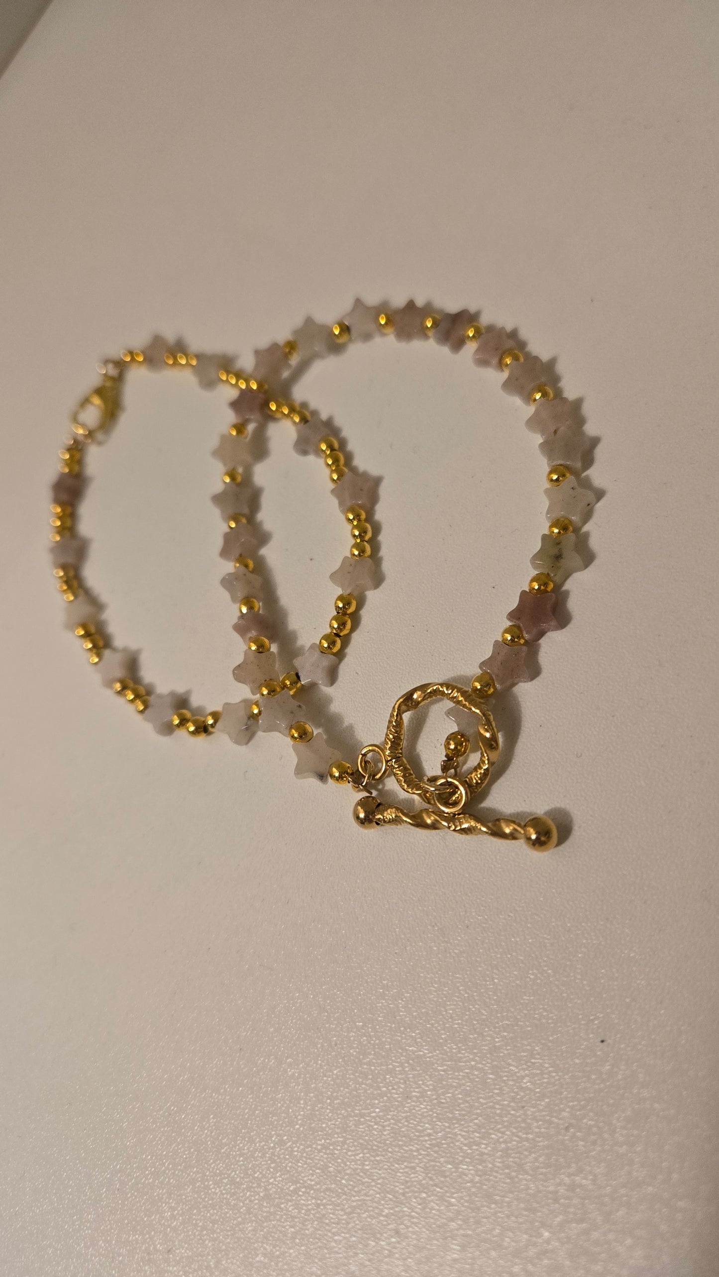 Golden Quartz Star Bracelet