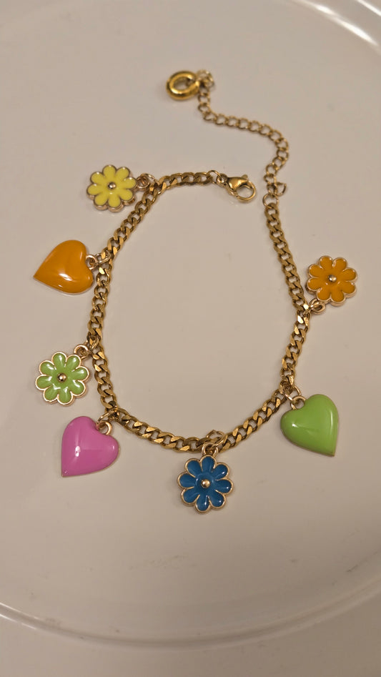 Bloom & Heart Bracelet