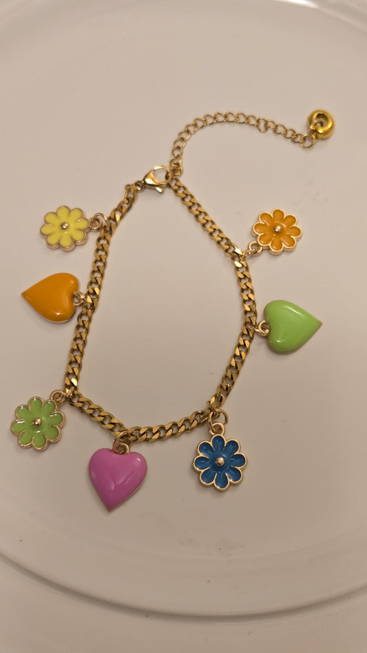Bloom & Heart Bracelet