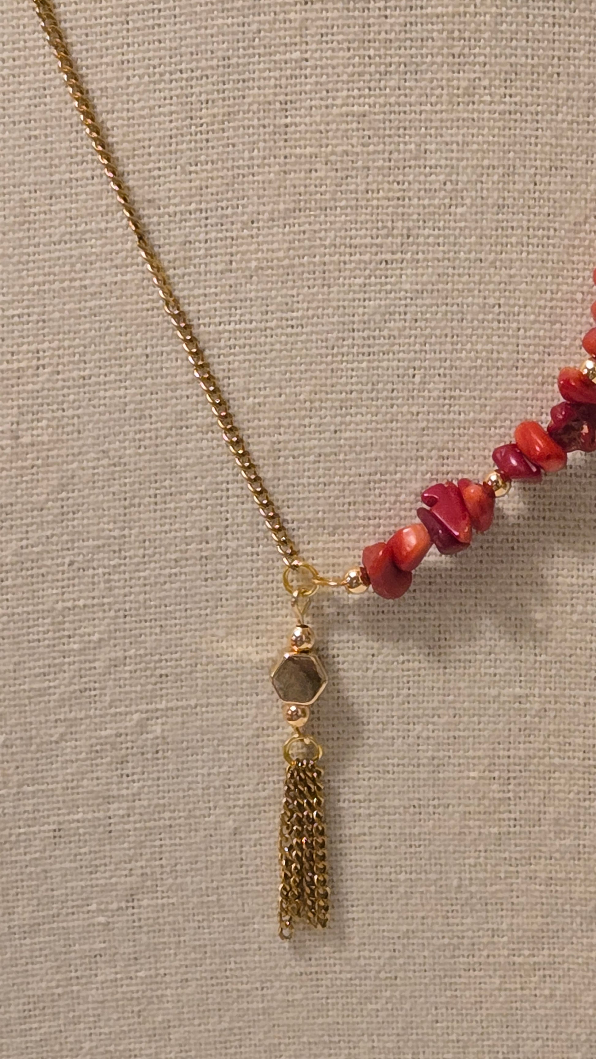 Artisan Crafted Crimson Agate Jewelry, lifestyle shot