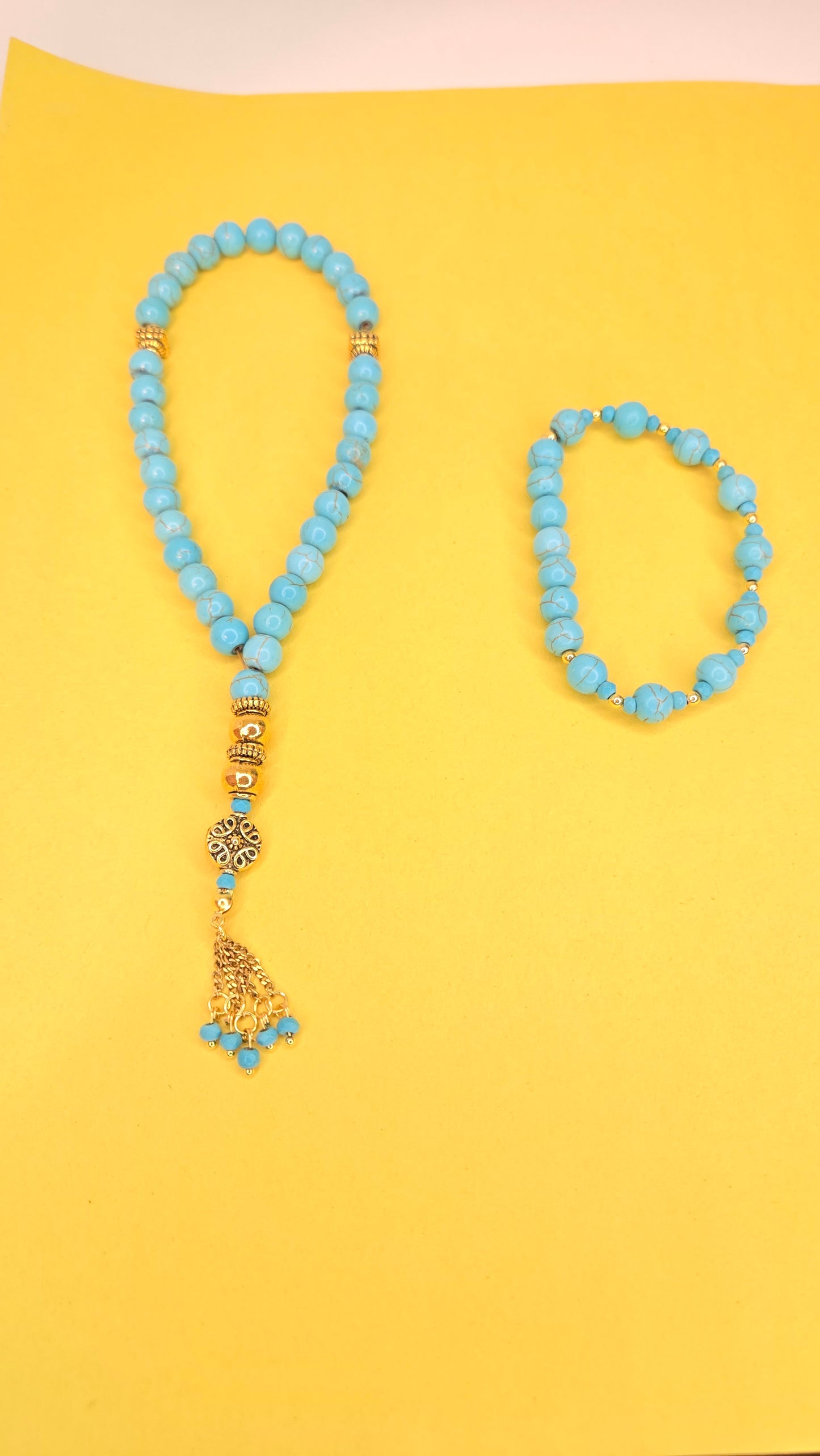 Turquoise Light Tasbih