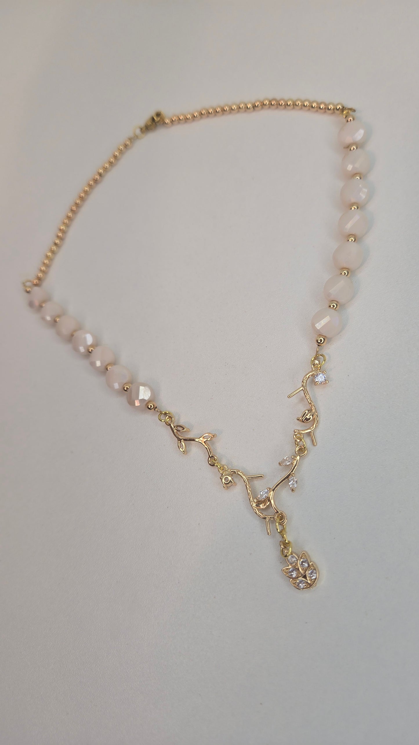 Pearl Branch Necklace styled with a formal outfit for special occasions