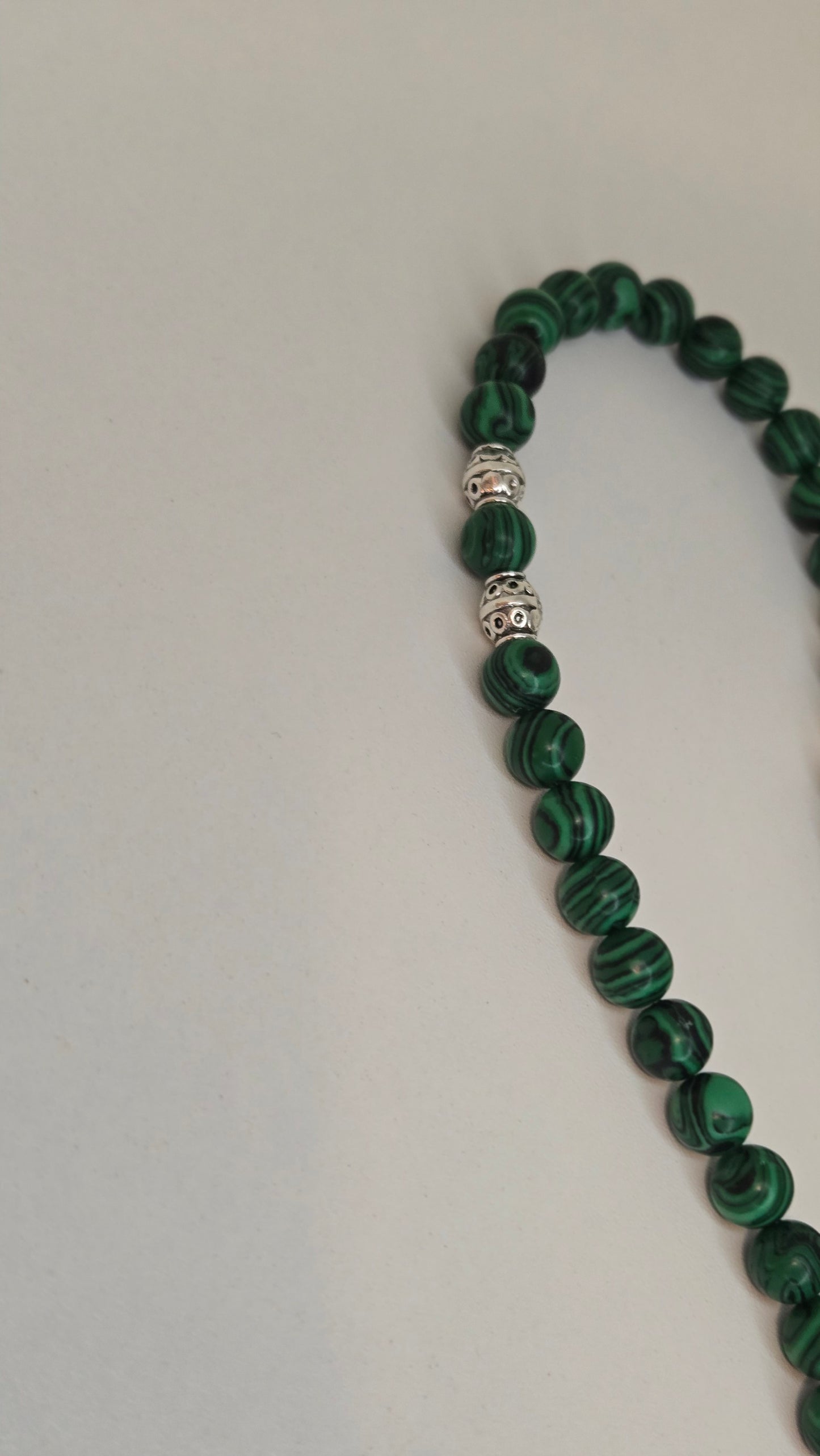 Malachite Serenity Prayer Beads