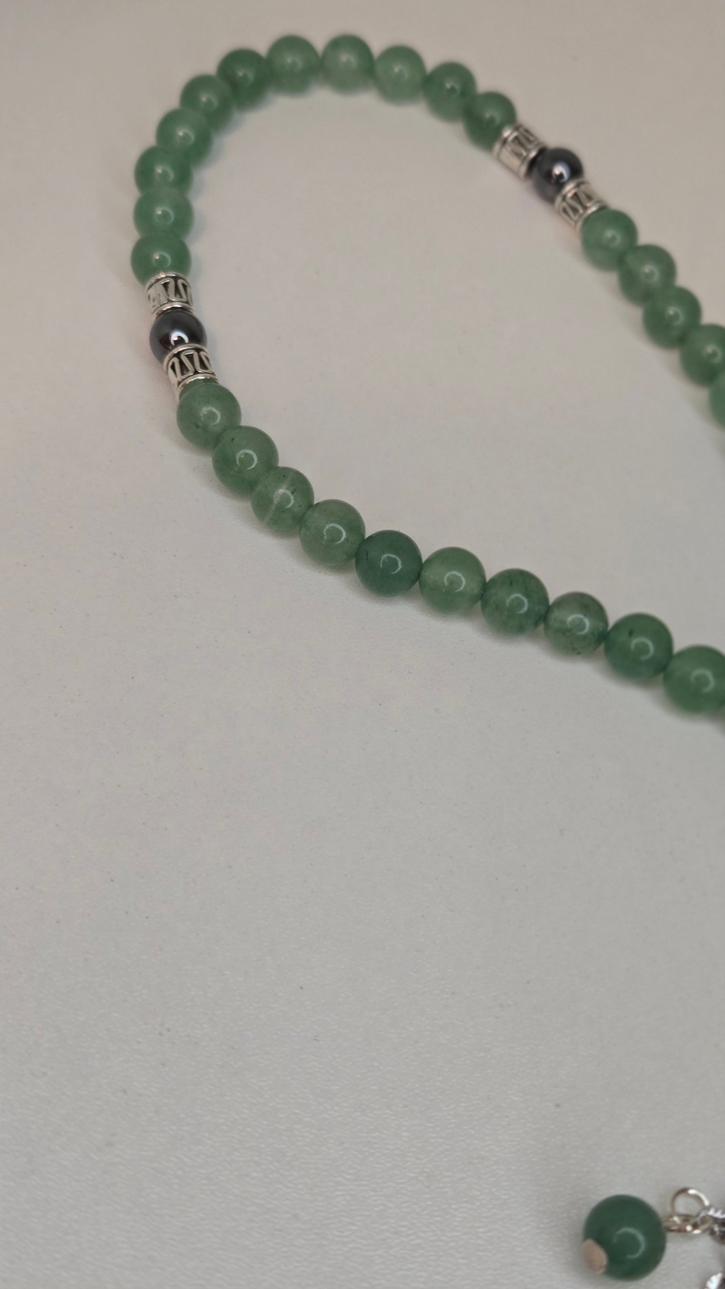 Green Aventurine & Hematite Prayer Beads