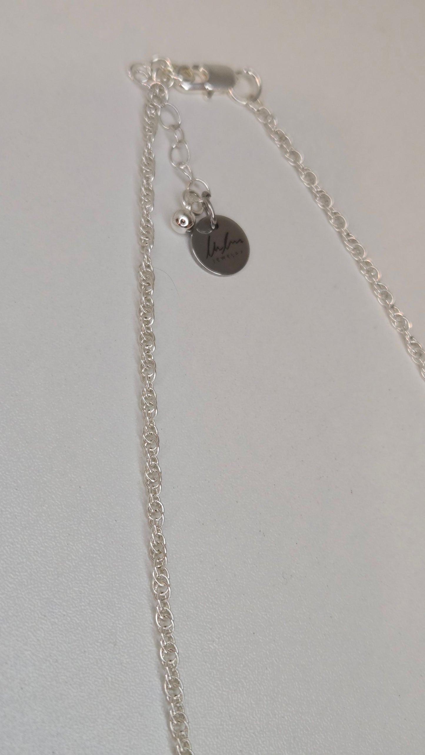 Silver Leaf Charm Necklace