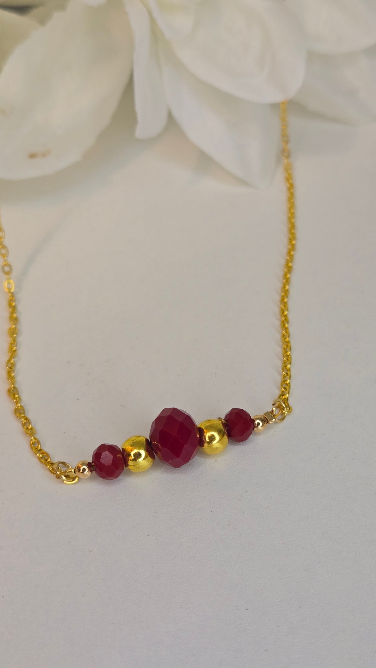 Ruby Touch Necklace