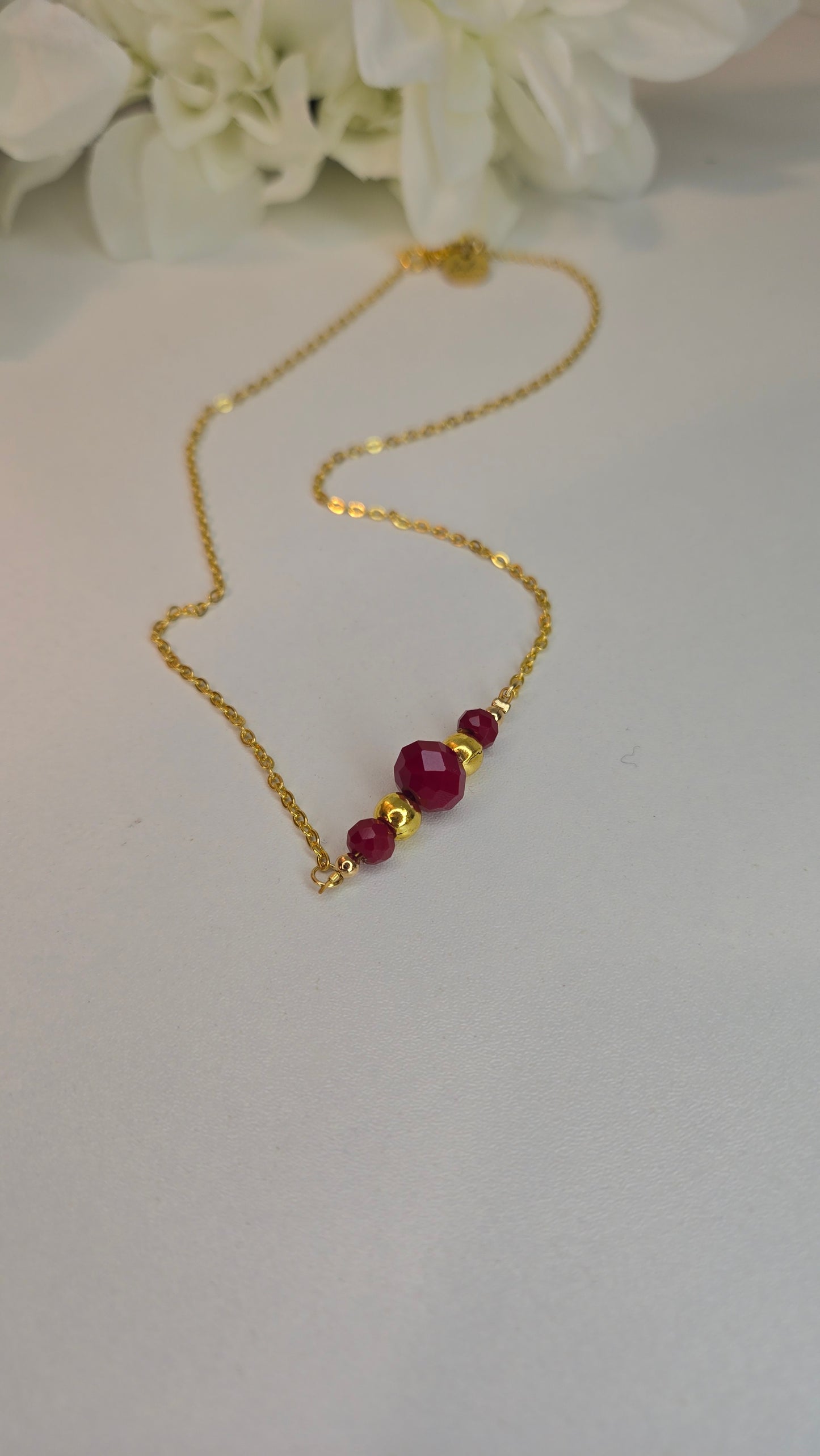 Ruby Touch Necklace