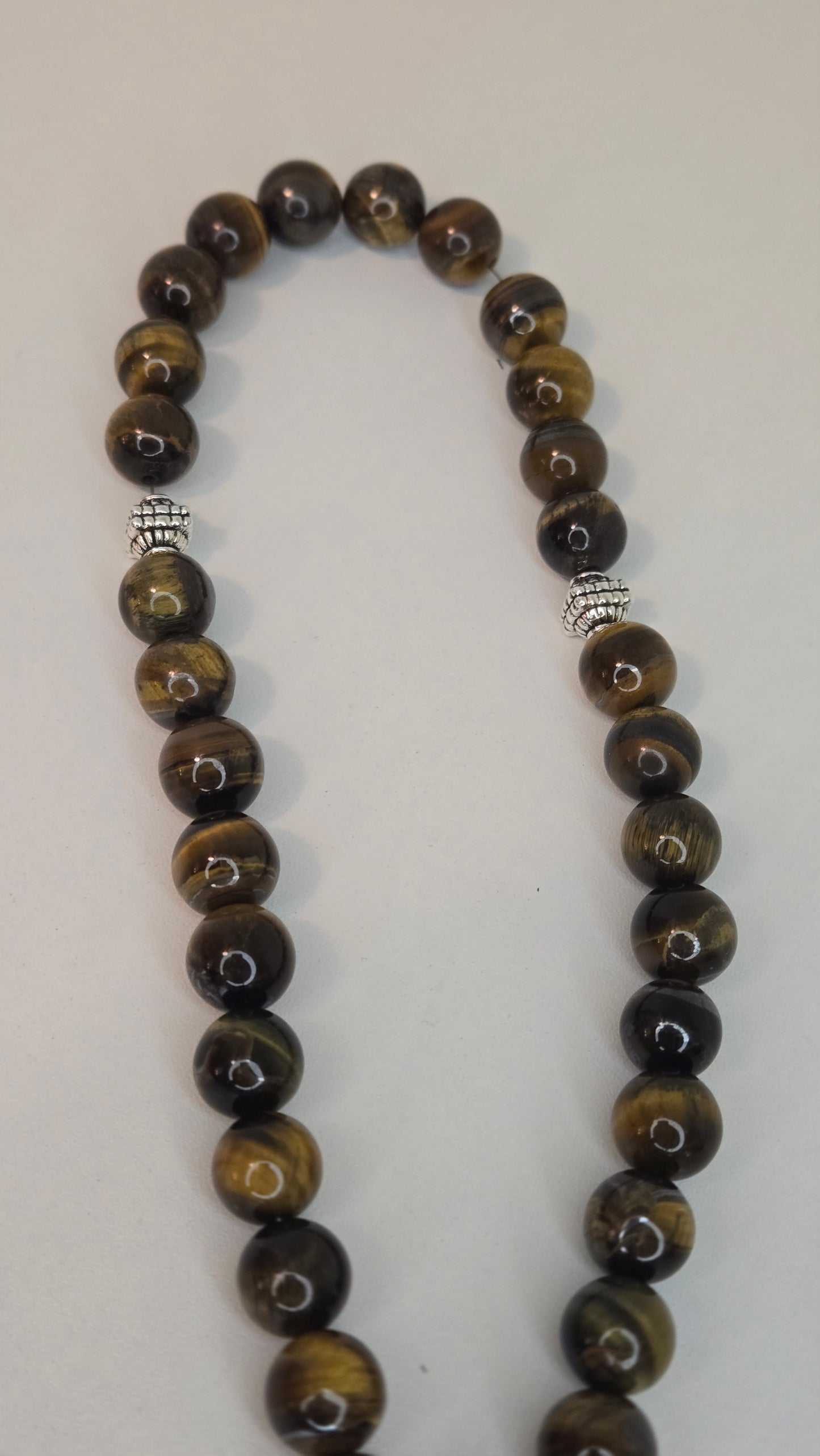 Tiger’s Eye Serenity Prayer Beads