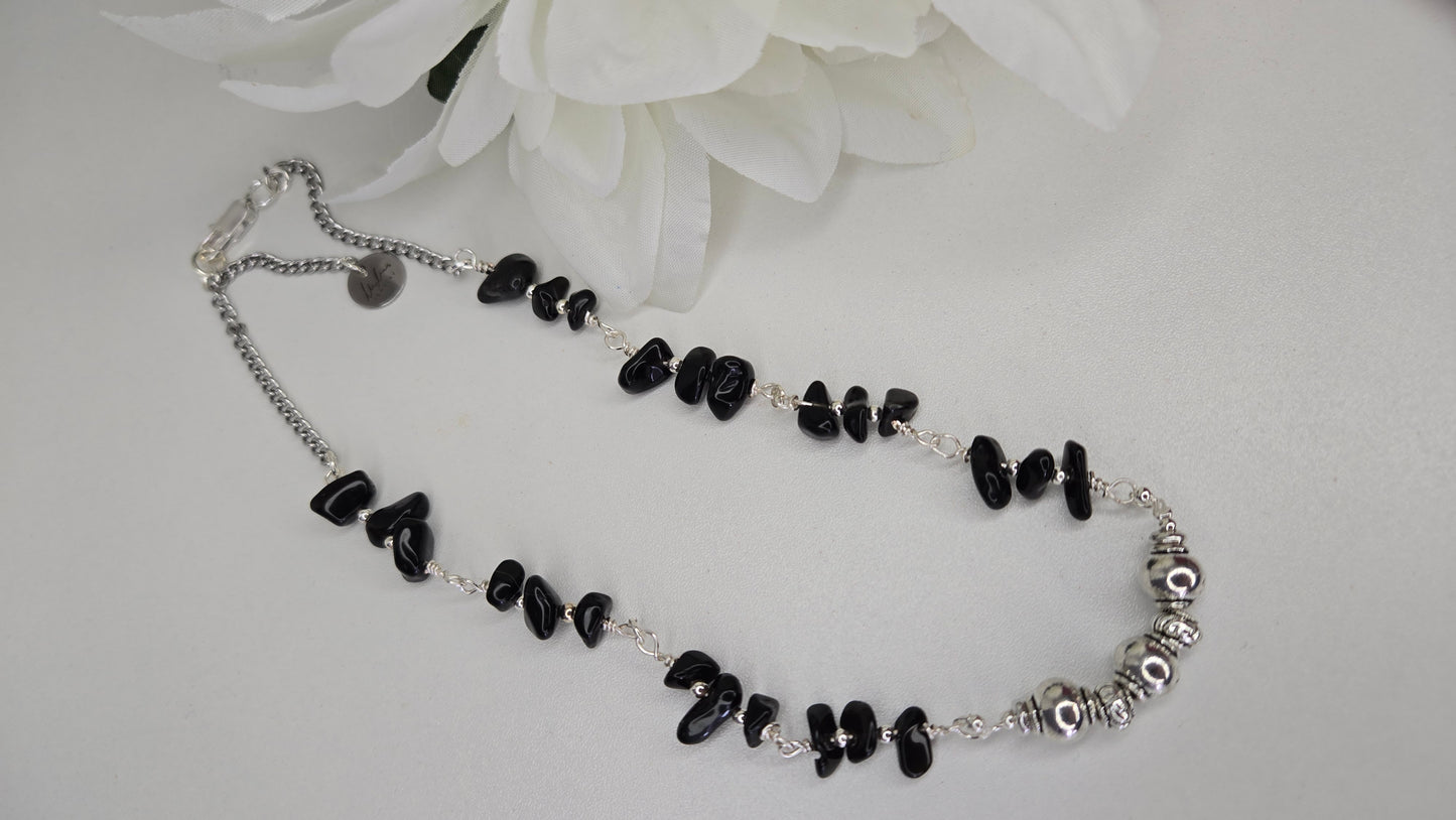 Silver Shadow Necklace