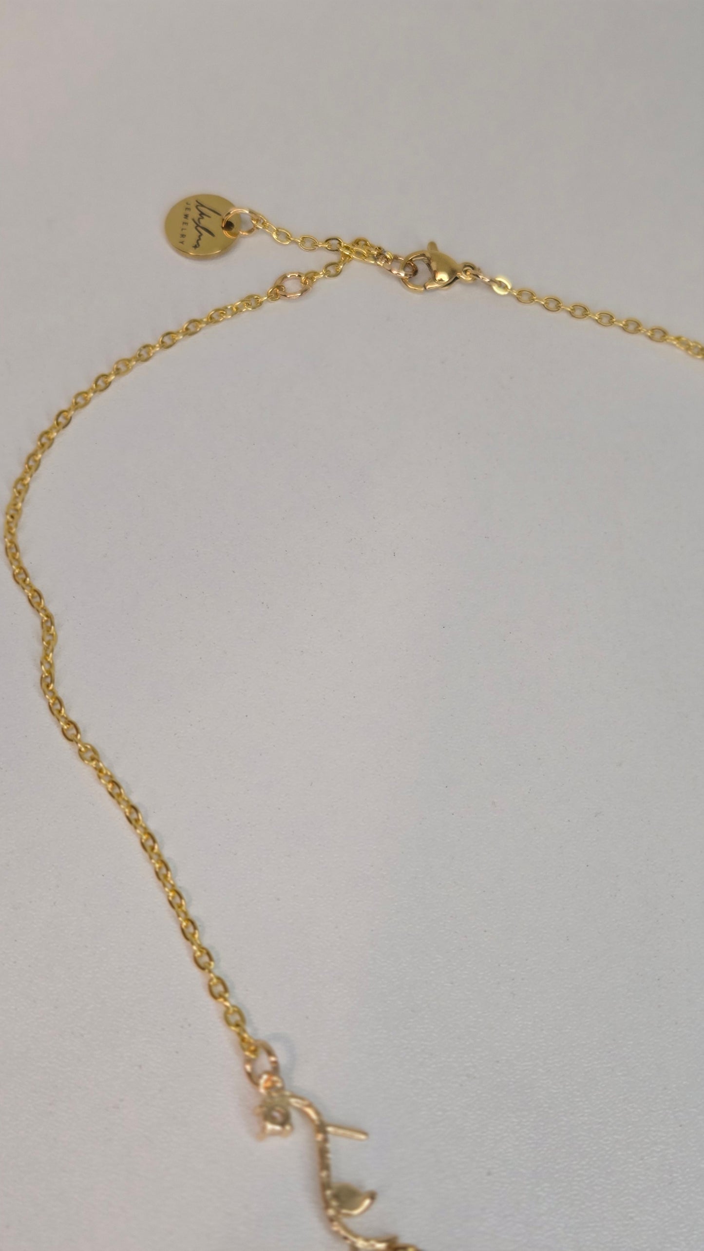 Golden Blossom Whisper Necklace