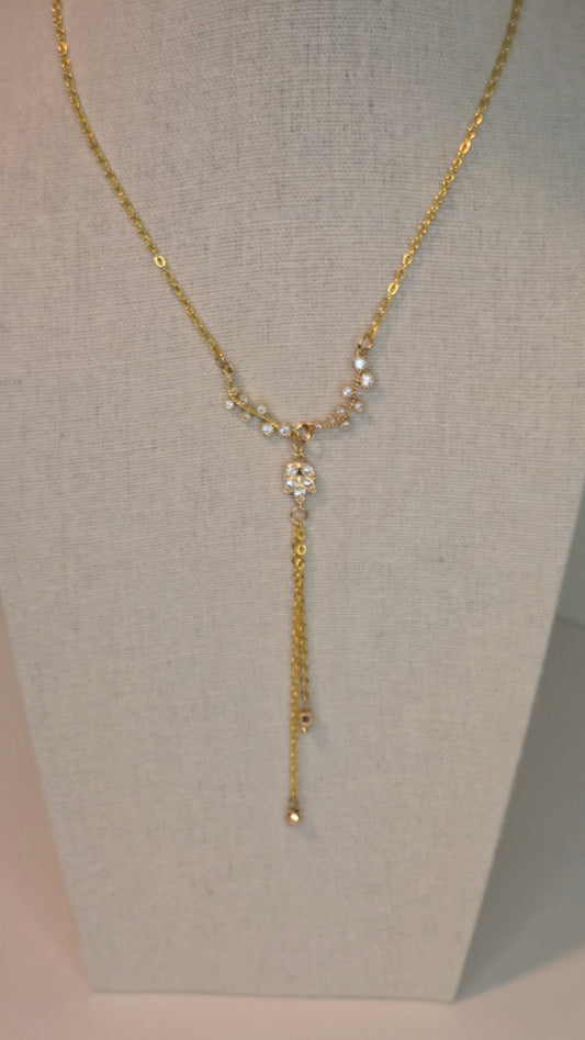 Golden Rose Whisper Necklace