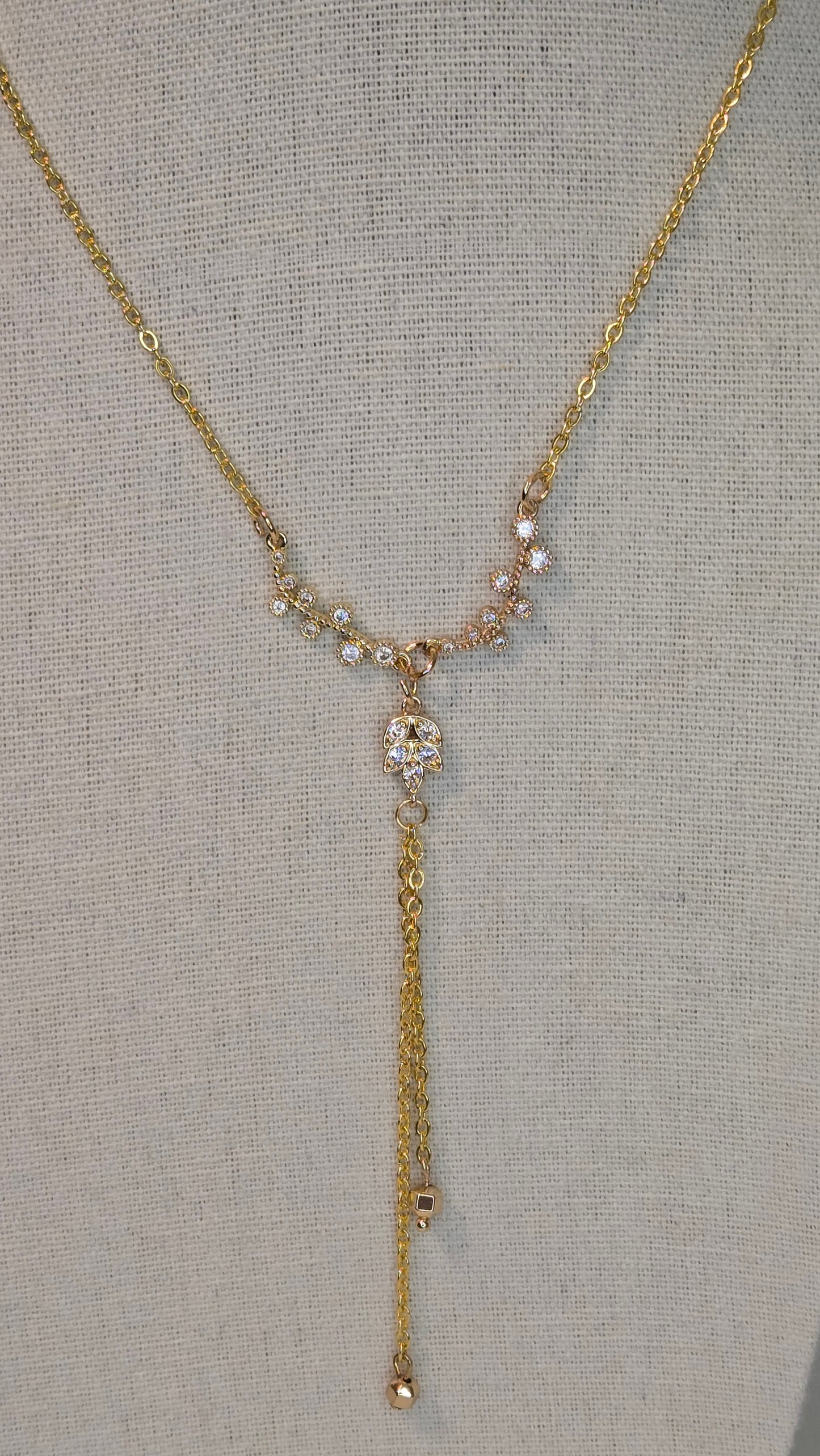 Golden Rose Whisper Necklace