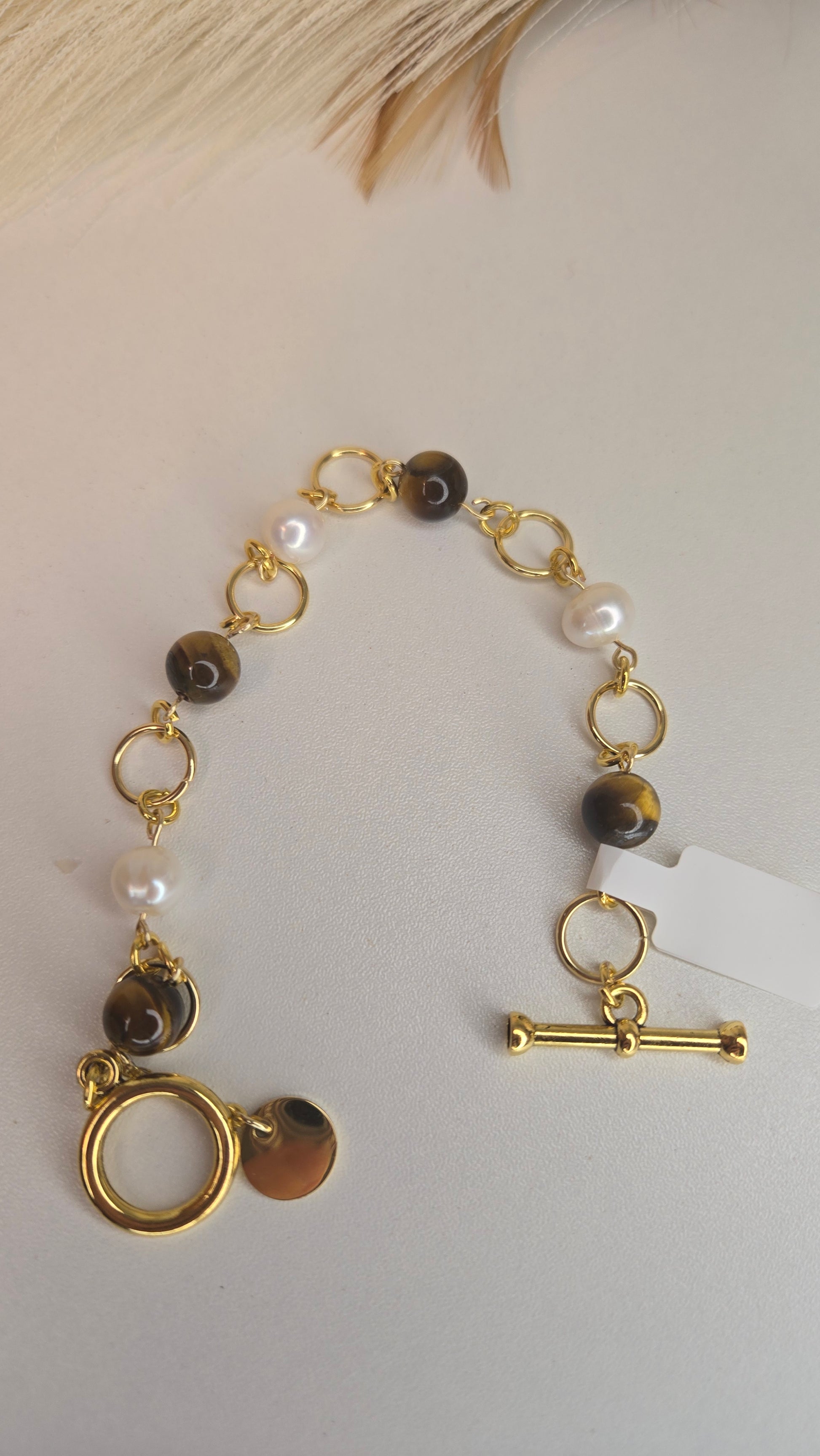 Elegant Royal Tiger Eye Bracelet worn on a wrist