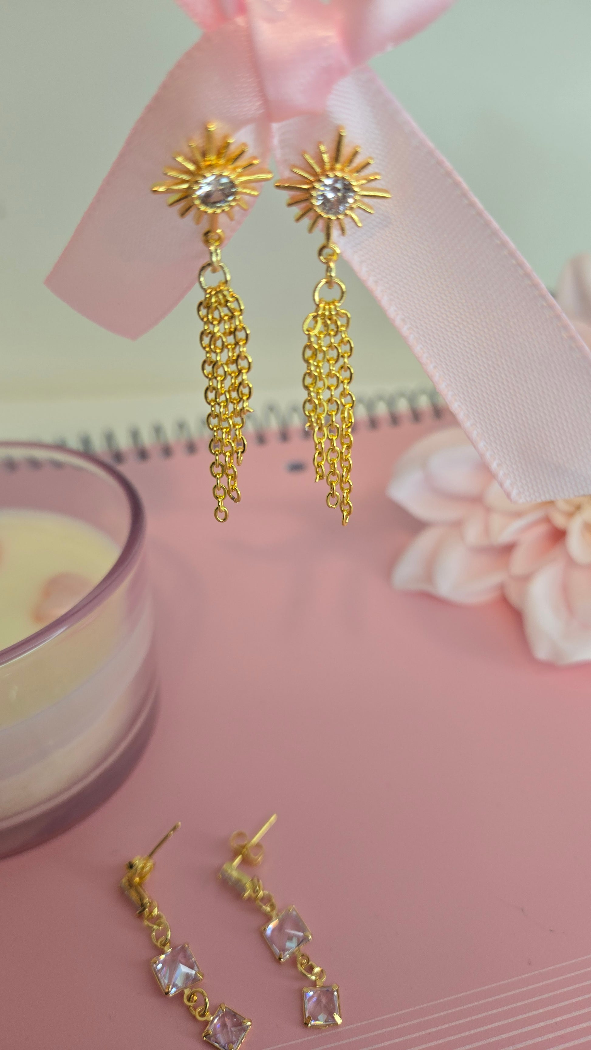 Handmade gold jewelry gift for her, unboxed