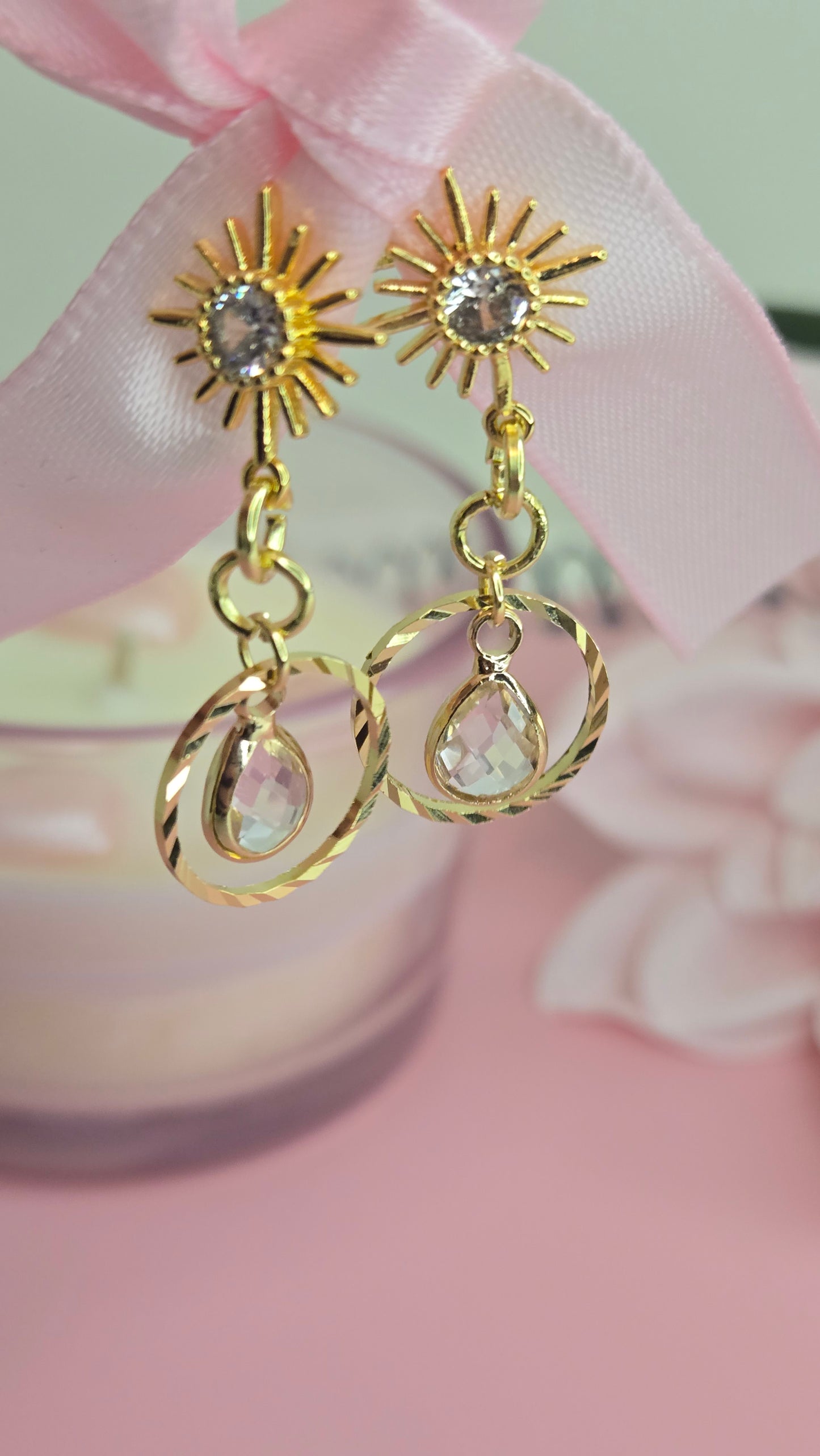 Handmade jewelry by LuluTouch, Golden Bloom collection
