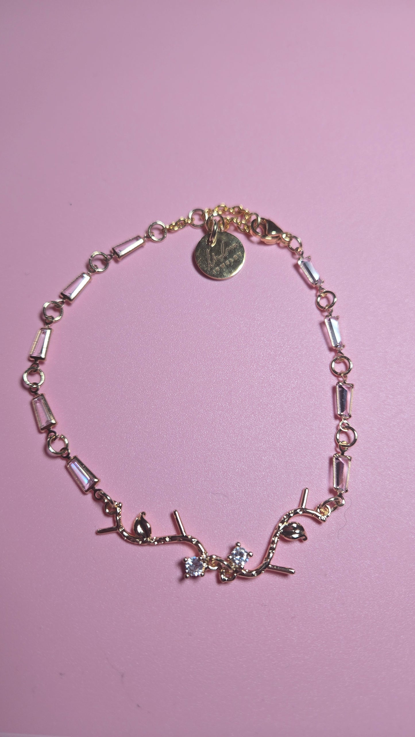 Floral Whisper Bracelet showcased on a model's wrist