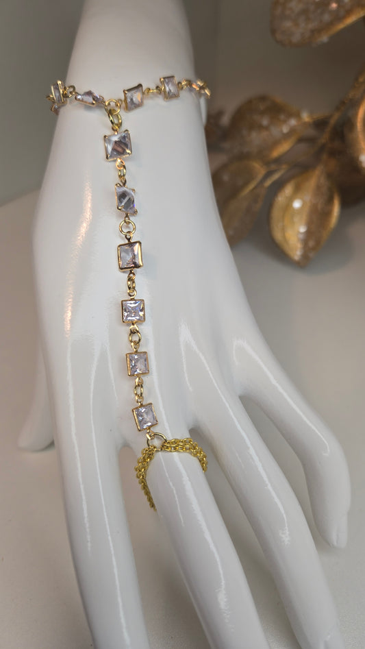 Elegant Royal Hand Chain Bracelet showcasing intricate design