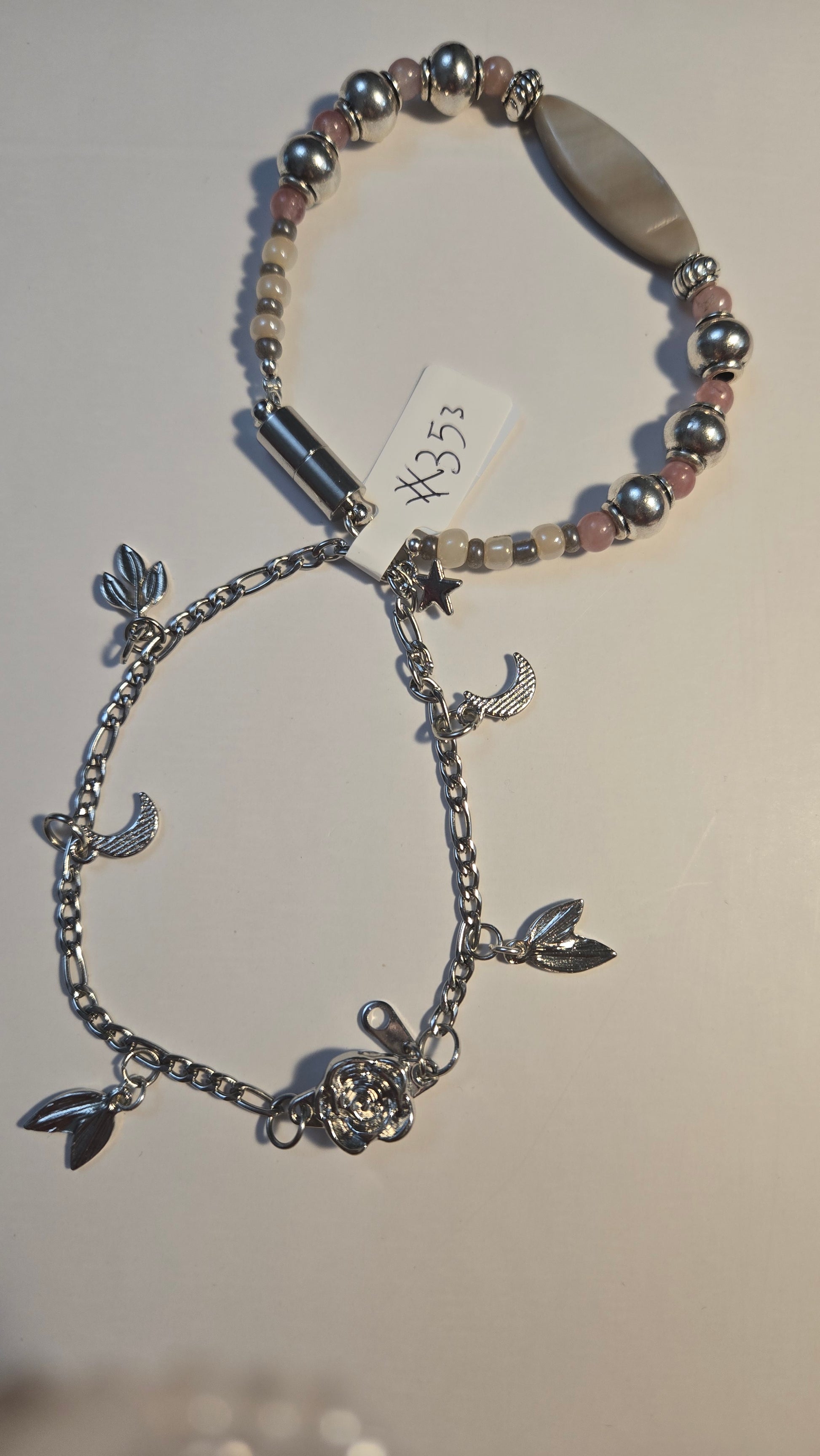 Natural Harmony Bracelet on display