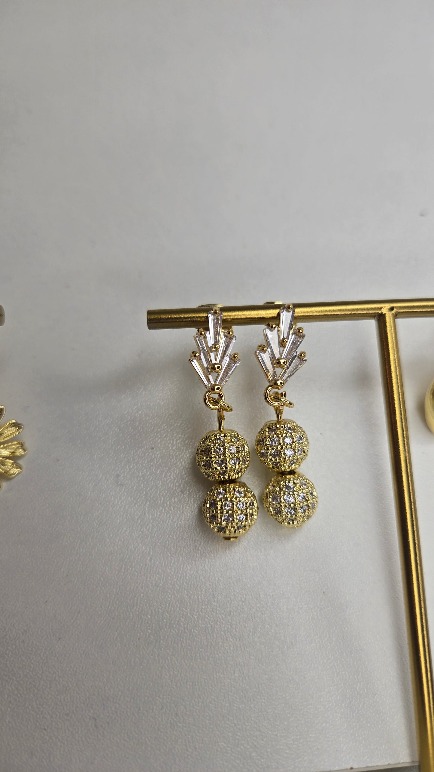 Golden Elegance Earring Collection