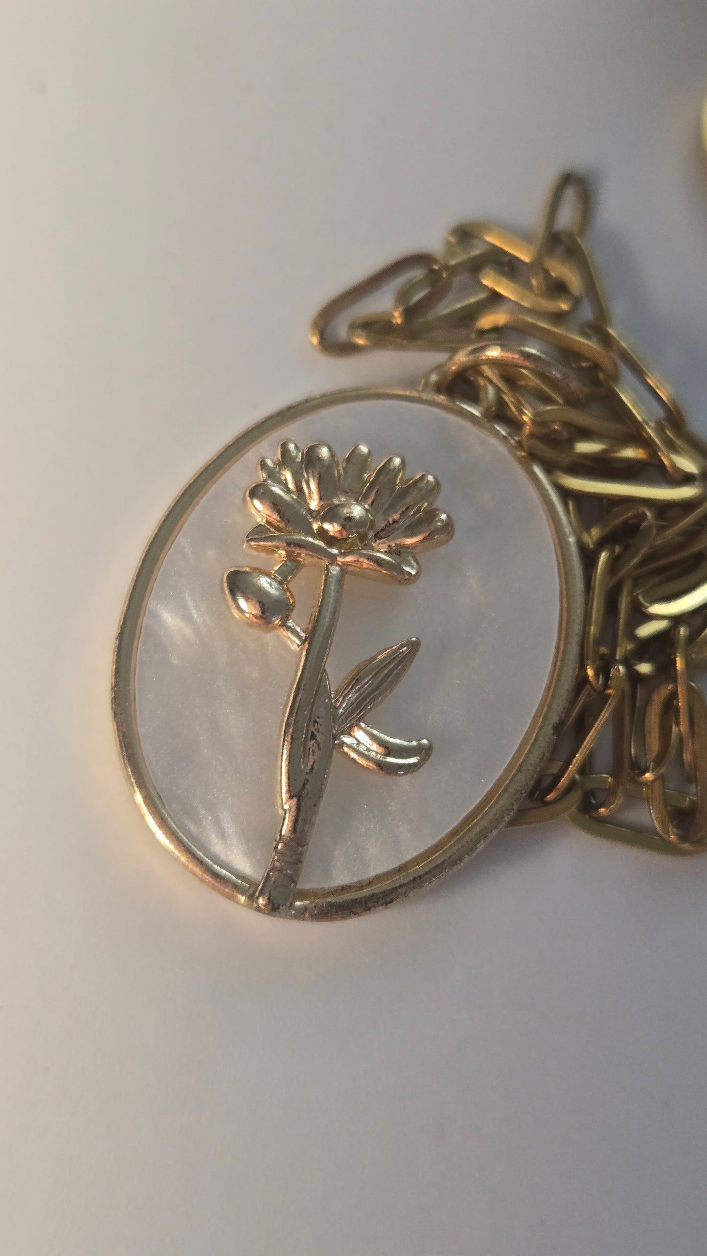 Elegant display of personalized birth flower necklaces