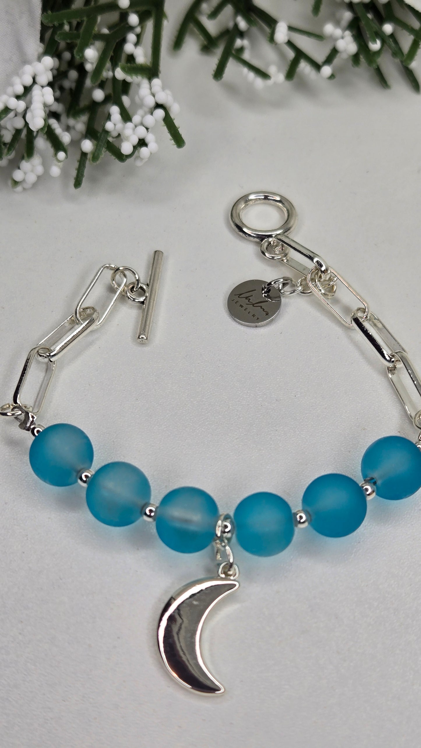 Elegant Blue Moon Bracelet