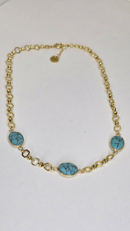 Turquoise Horizon Necklace