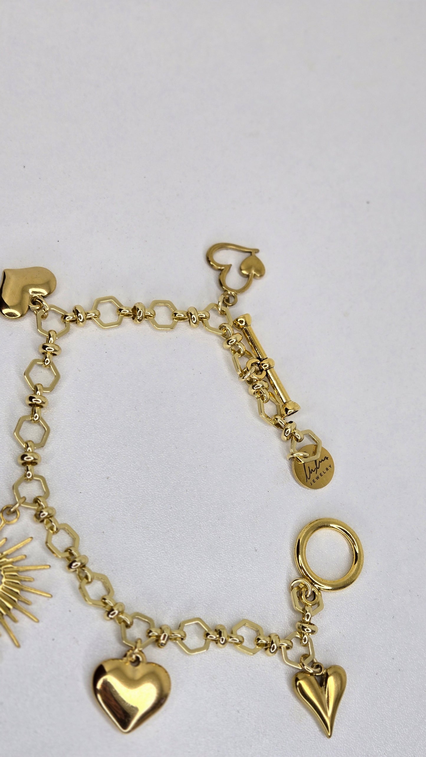 Golden Hearts Bracelet