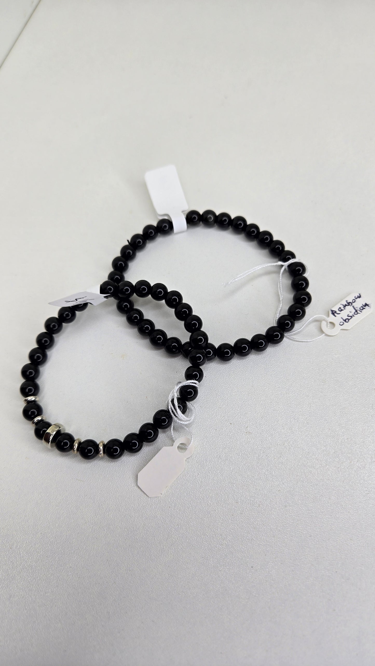 Black Rainbow Bead Bracelet