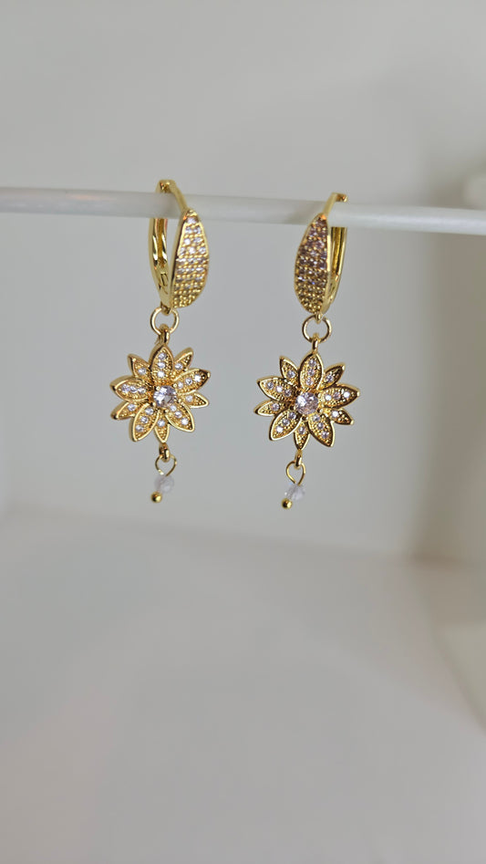 Golden Bloom Earrings