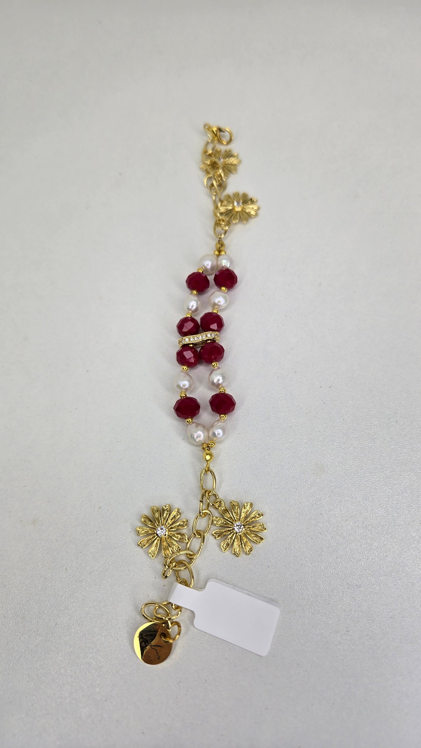 Scarlet Pearl Bracelet