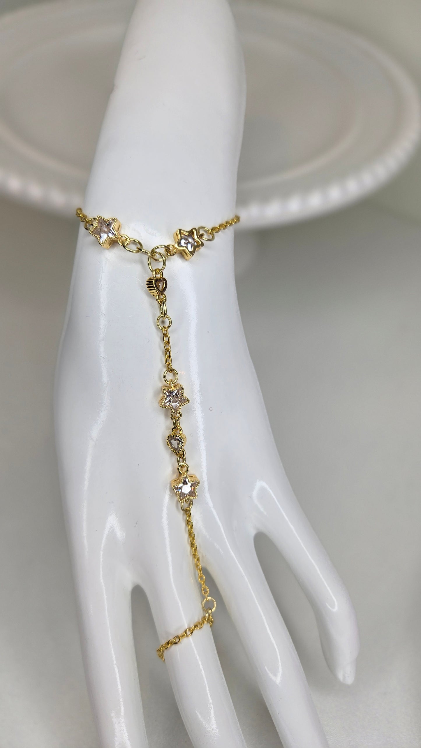 Celestial Heart Hand Chain