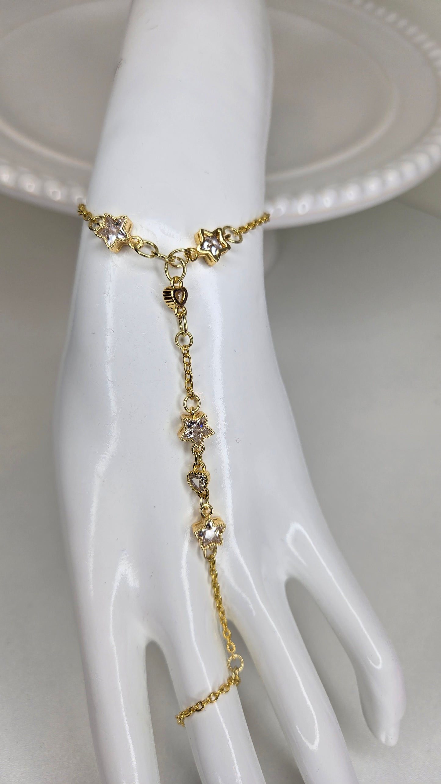 Celestial Heart Hand Chain