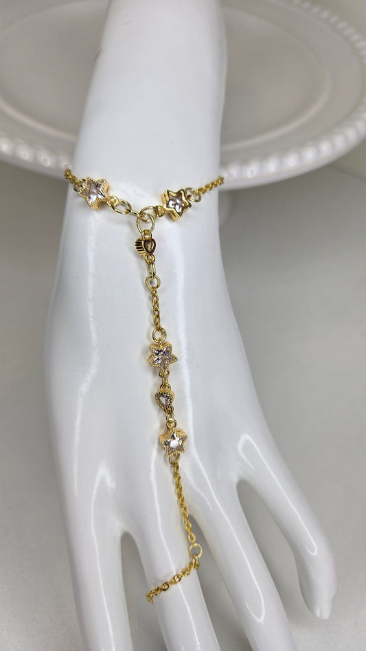 Celestial Heart Hand Chain