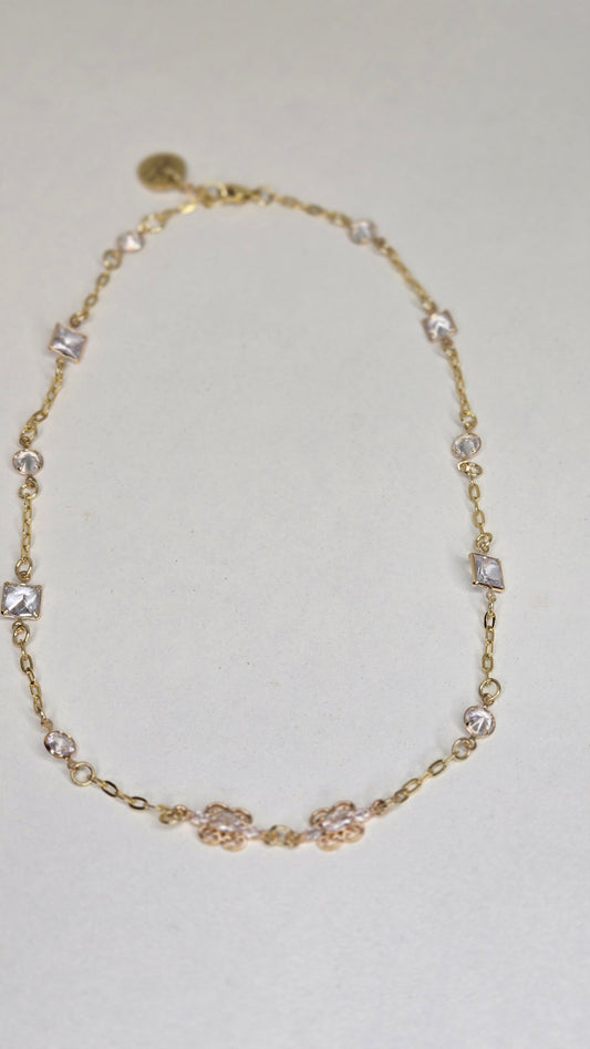 Floral Spark Necklace