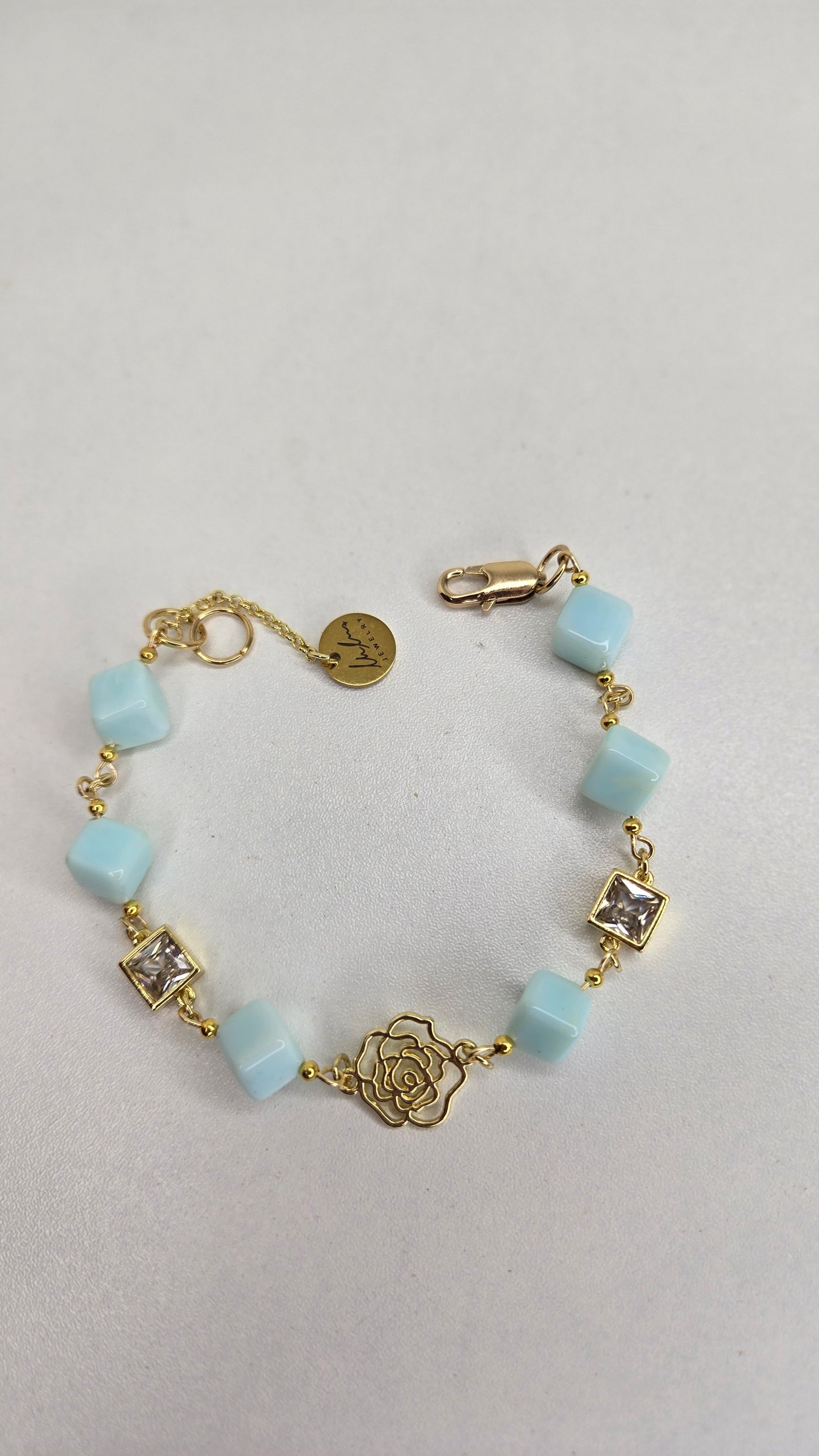 Sky Blossom Natural Stone Bracelet