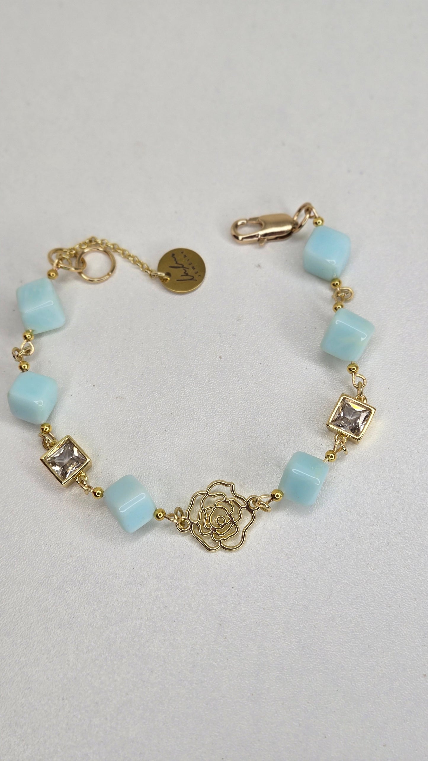 Sky Blossom Natural Stone Bracelet