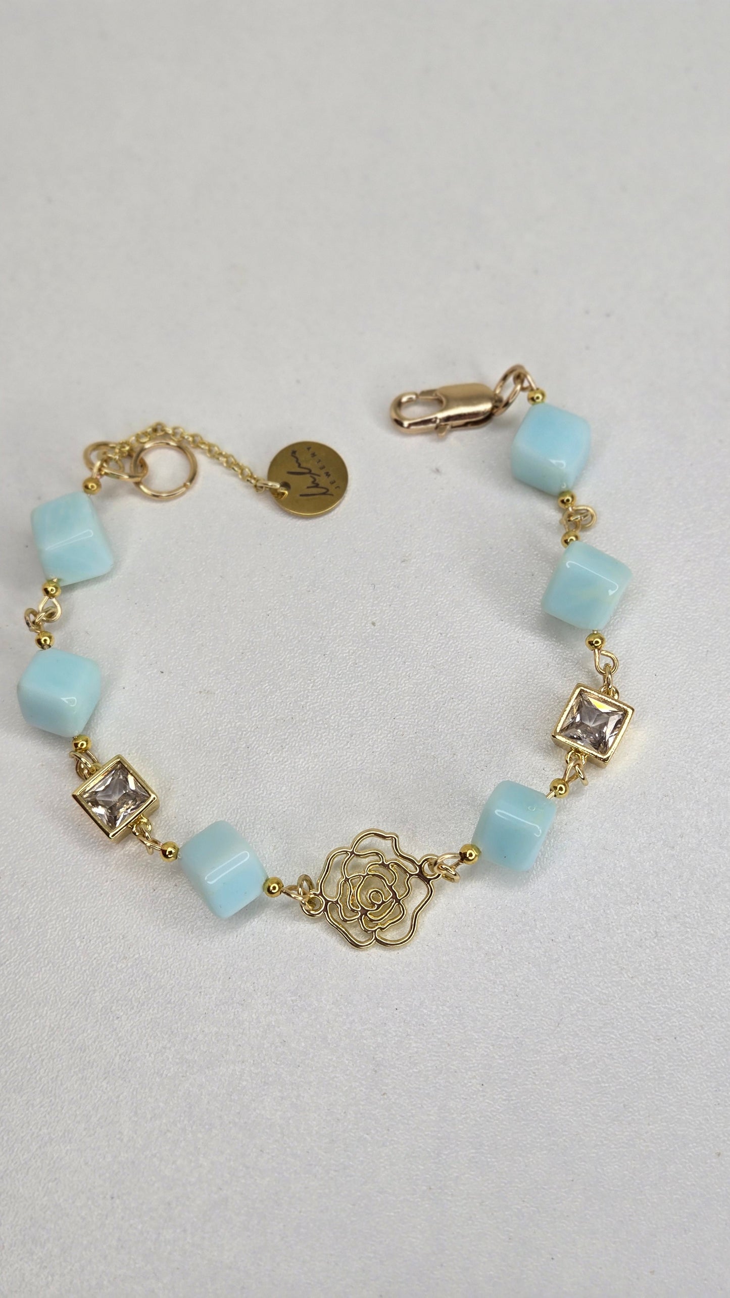 Sky Blossom Natural Stone Bracelet
