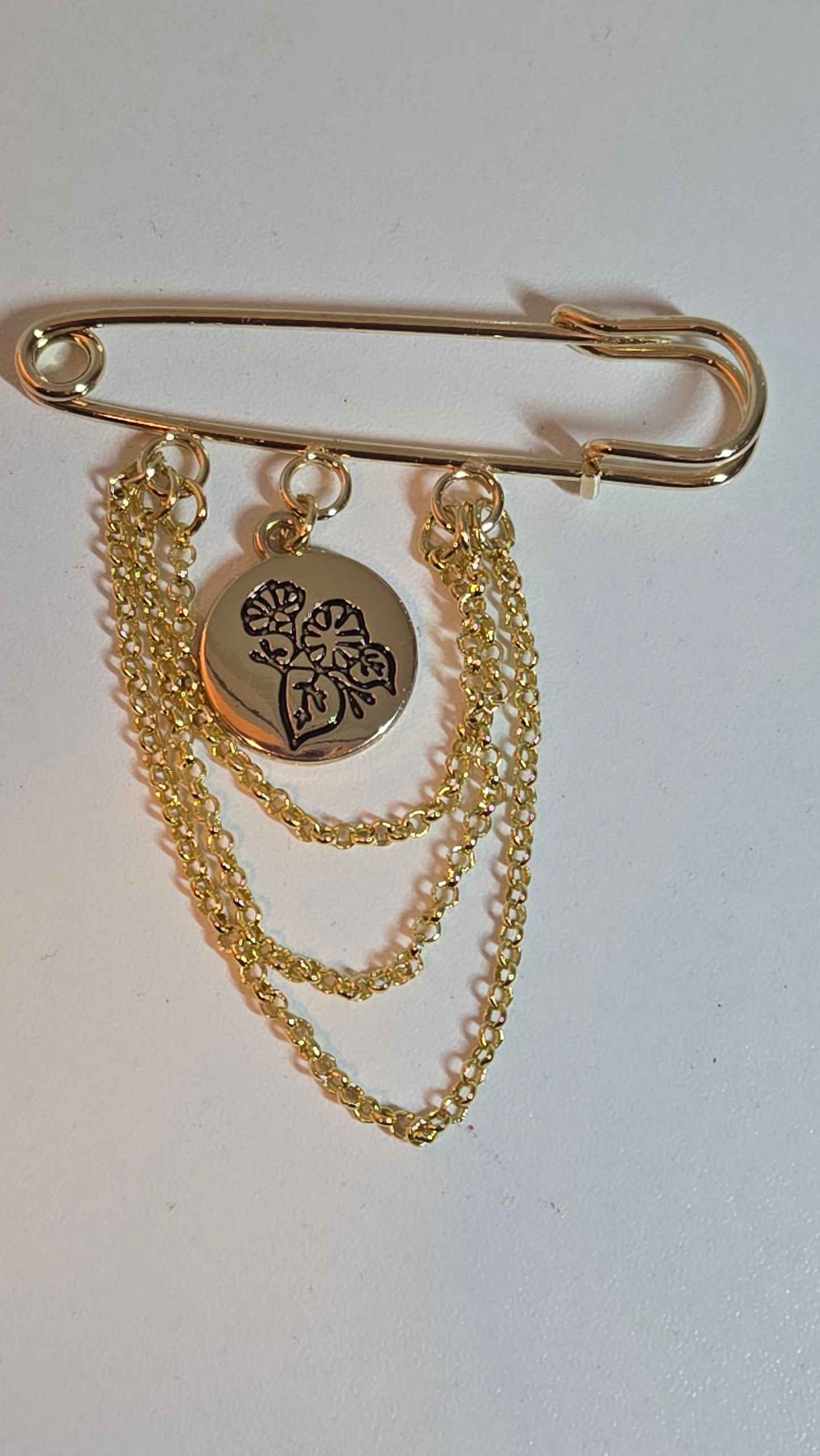 Elegant brooch collection
