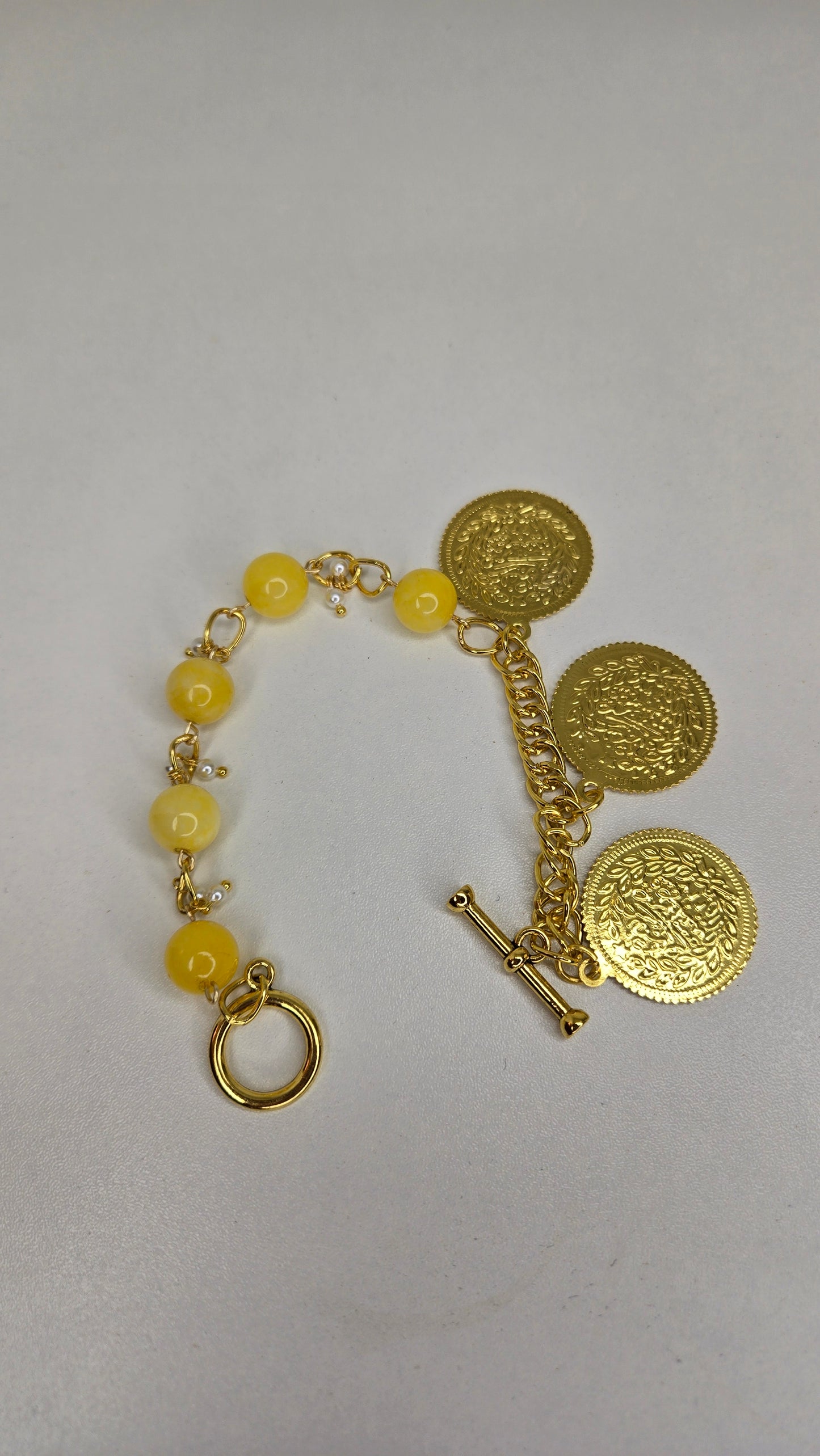 Golden Jade Sultan Bracelet